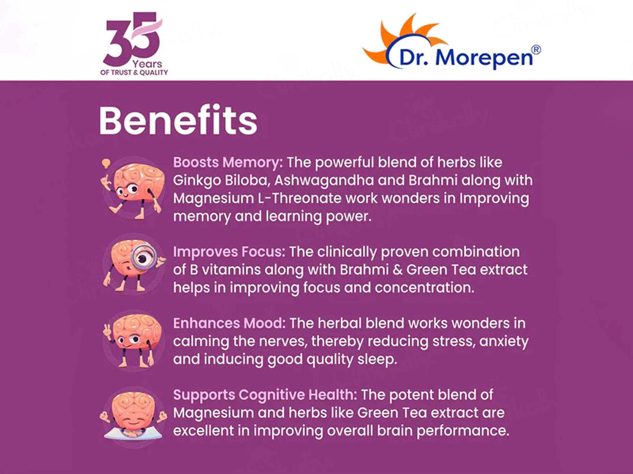 Dr. Morepen Memory Booster Tablet - Image 5