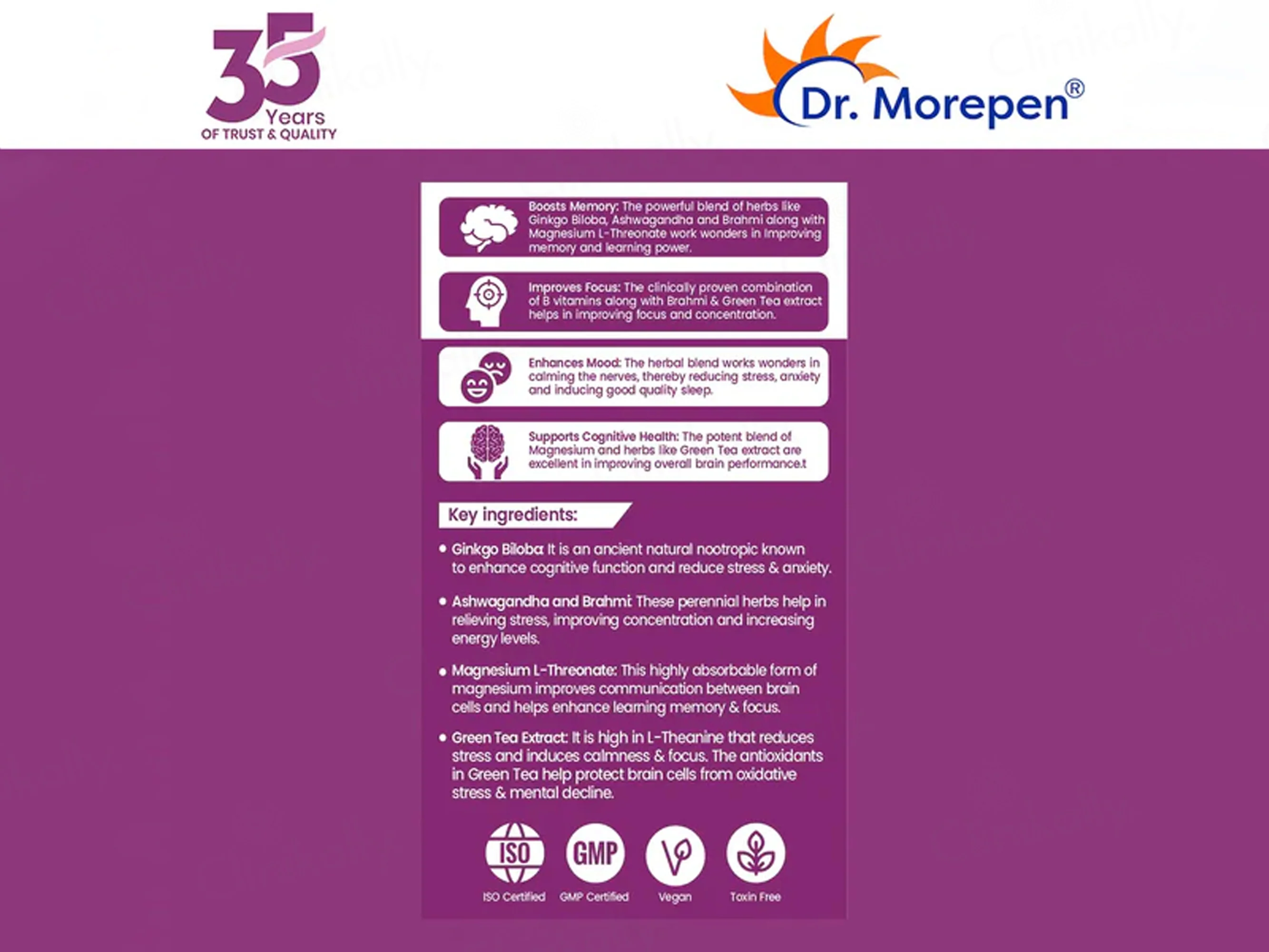 Dr. Morepen Memory Booster Tablet - Image 9