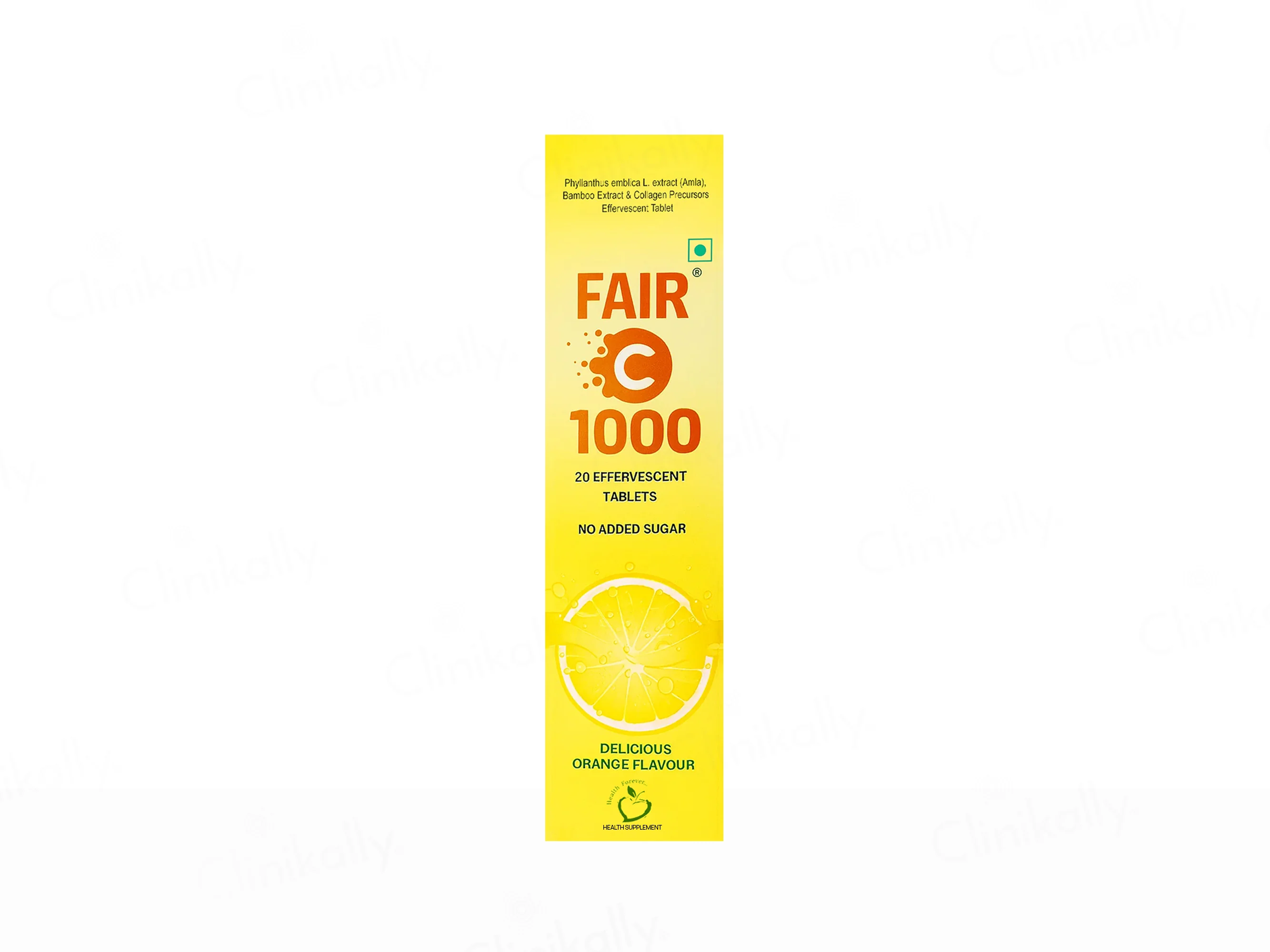 Fair C 1000 Effervescent Tablet - Delicious Orange Flavour