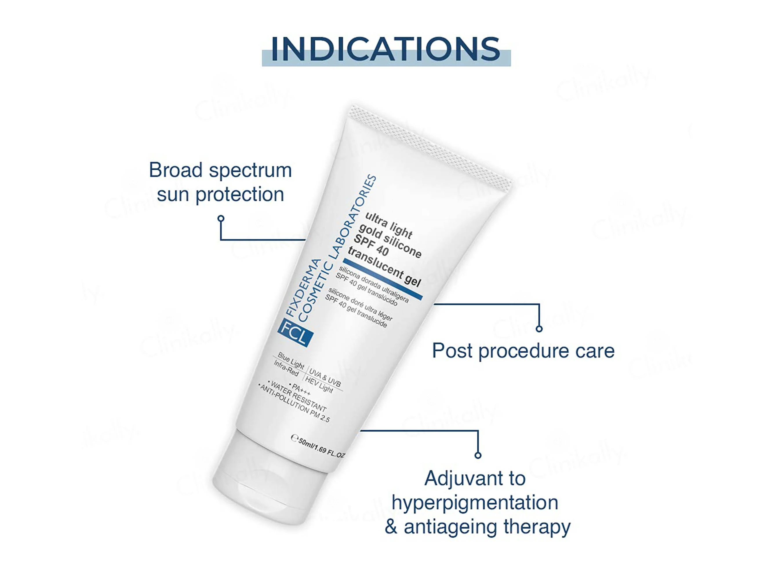 FCL Ultra Light Gold Silicone Translucent Gel SPF 40 PA++++ - Image 4