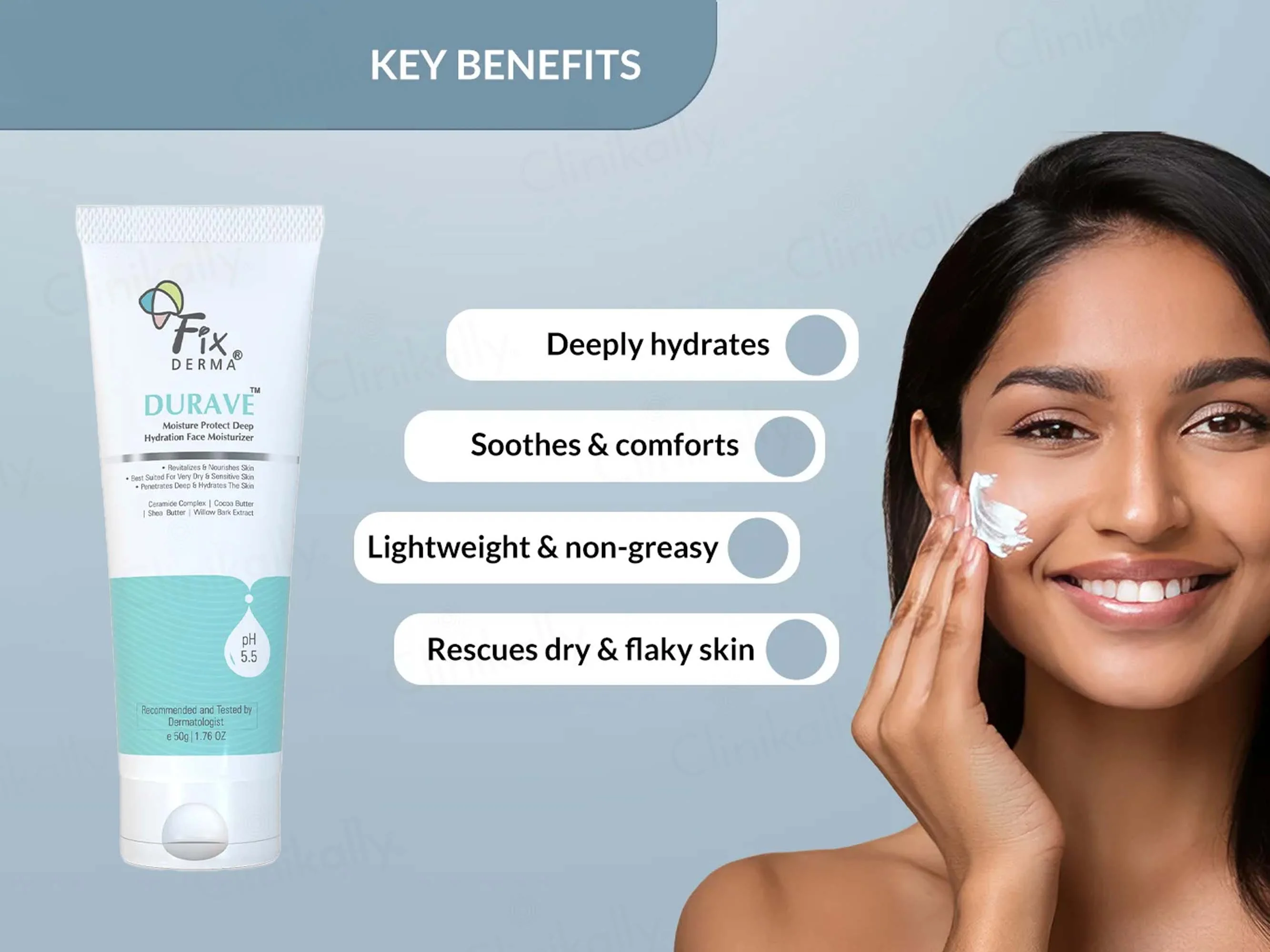 Fixderma Durave Moisture Protect Deep Hydration Face Moisturizer - Image 4