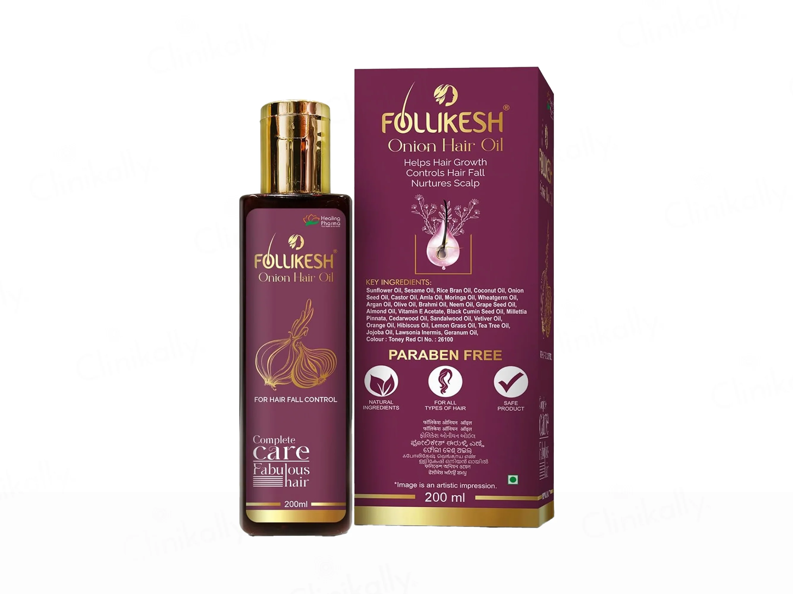 Follikesh Onion Hair Fall Control Oil - Image 4