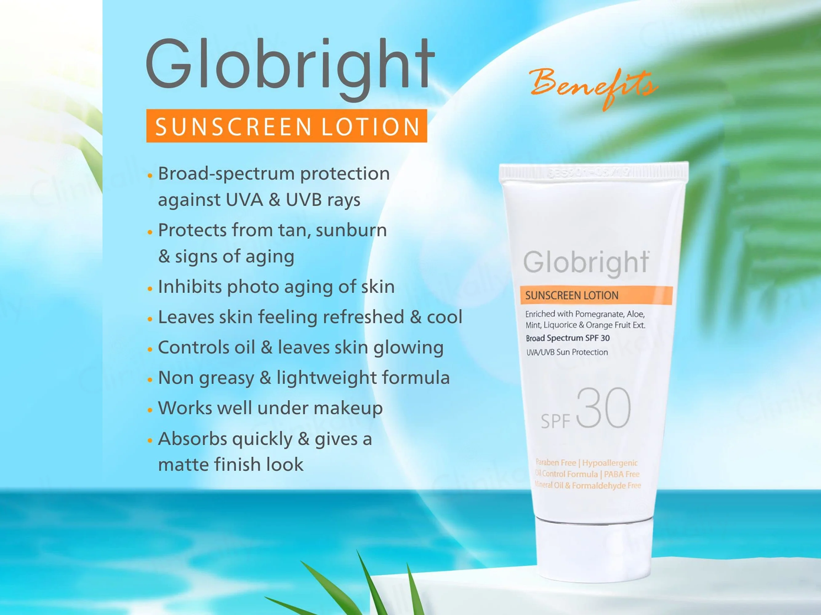Globright Sunscreen Lotion SPF 30 - Image 4