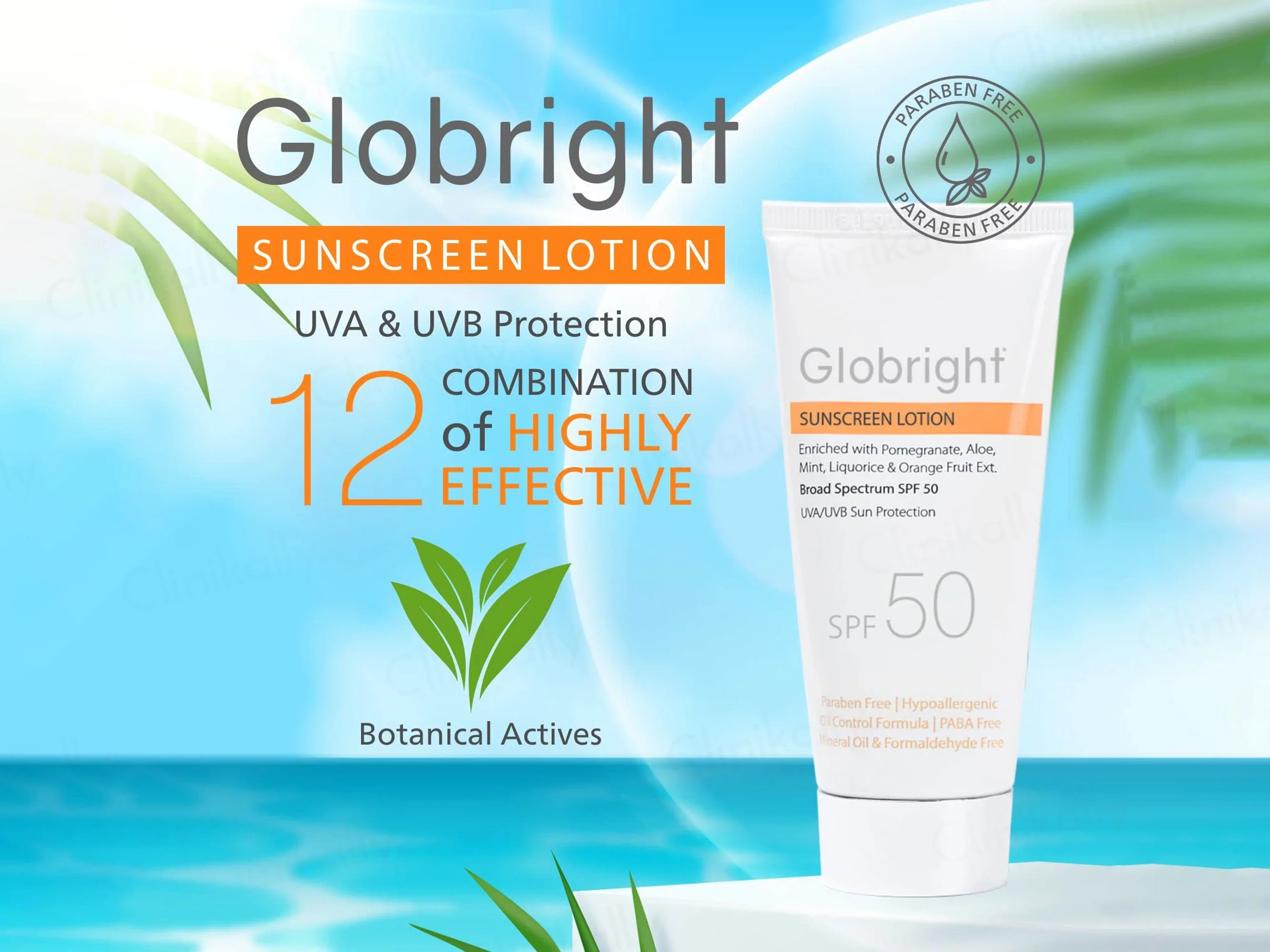 Globright Sunscreen Lotion SPF 50 - Image 2