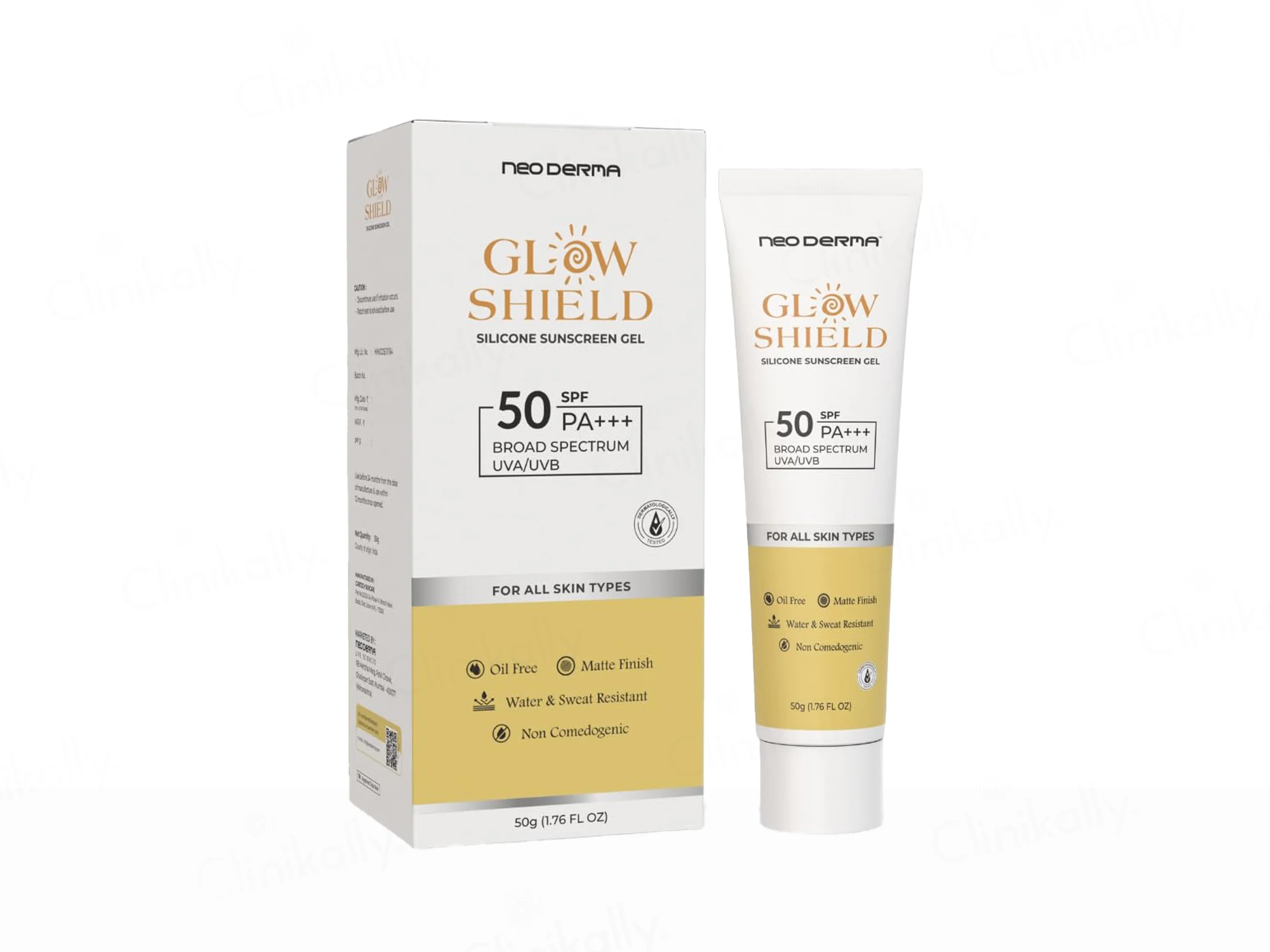 Glow Shield Silicone Sunscreen Gel SPF 50 PA+++
