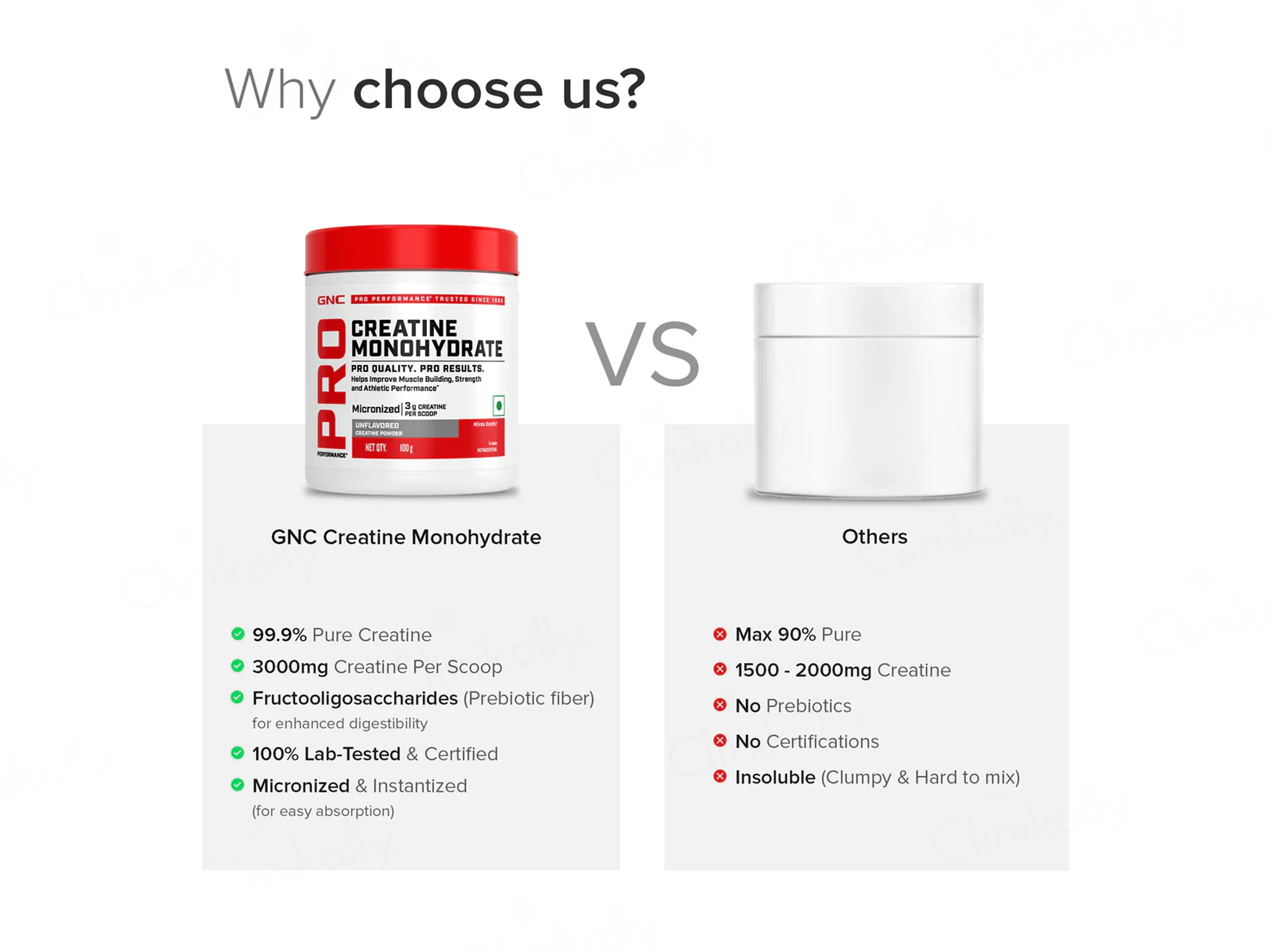 GNC Pro Performance Creatine Monohydrate Powder - Unflavored - Image 7