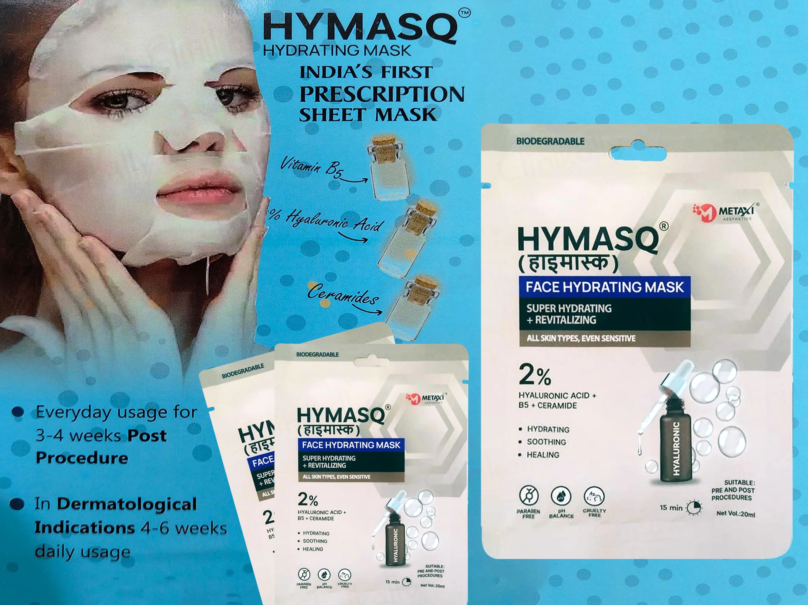 Hymasq Hydrating Serum Face Sheet Mask - Image 6