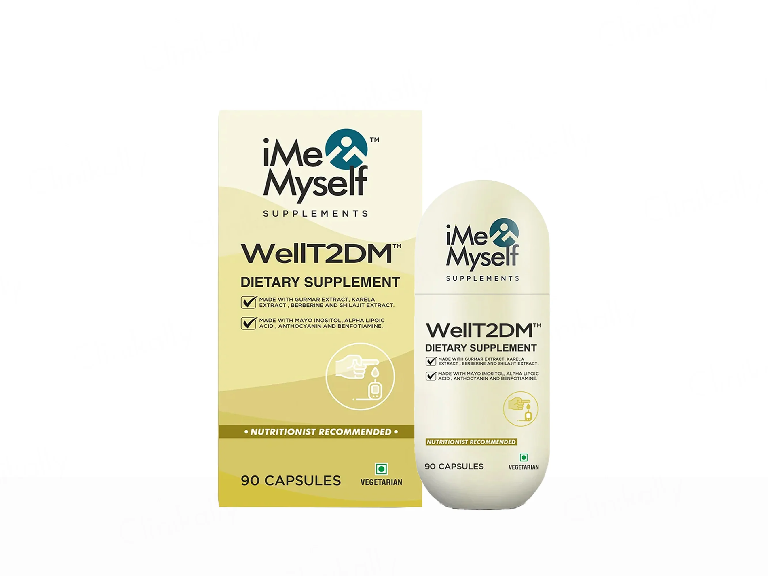 iMeMyself Well T2DM Dietary Supplement Vegetarian Capsule