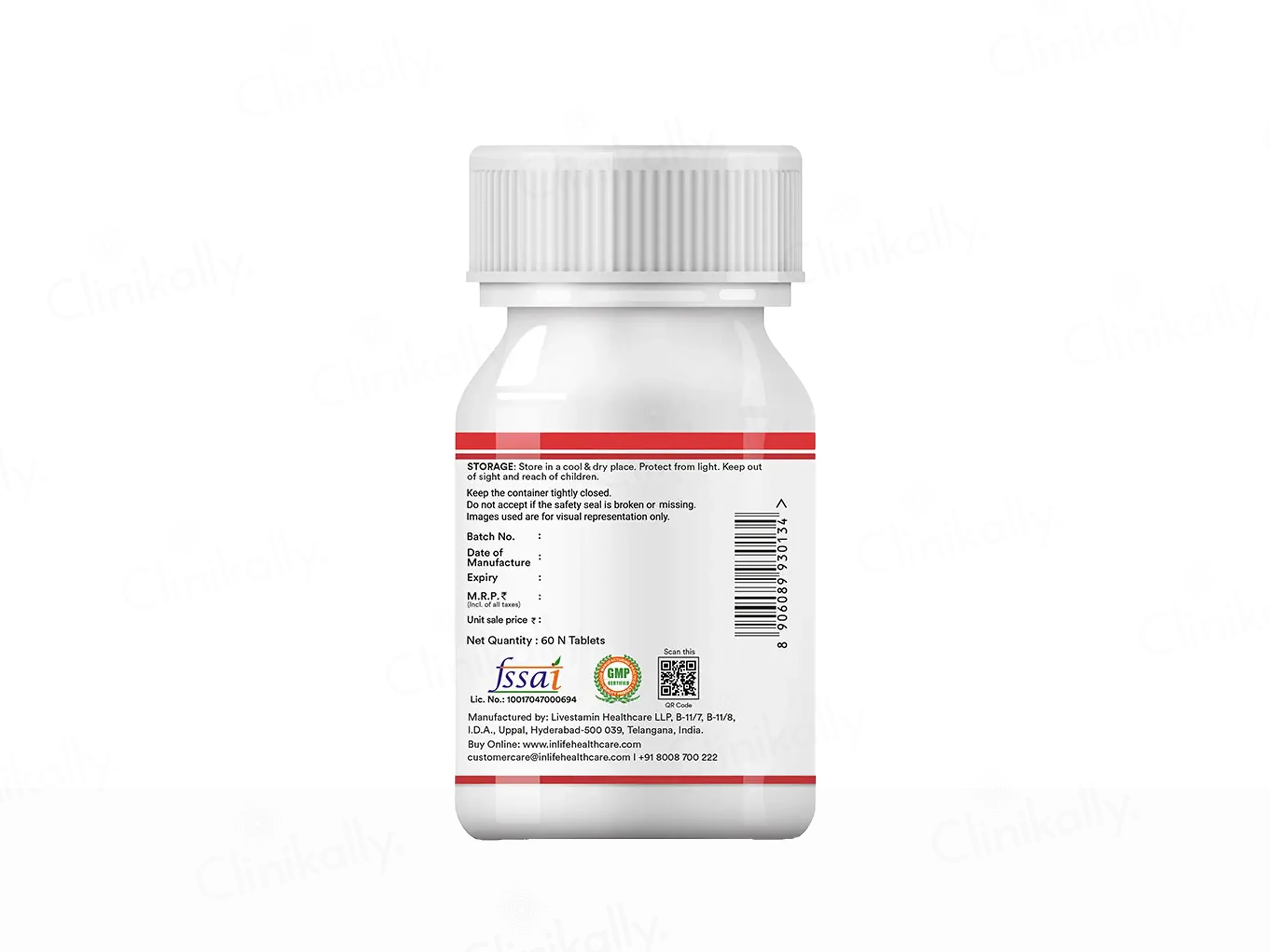 Inlife Fefotab Iron & Folic Acid Tablet - Image 5