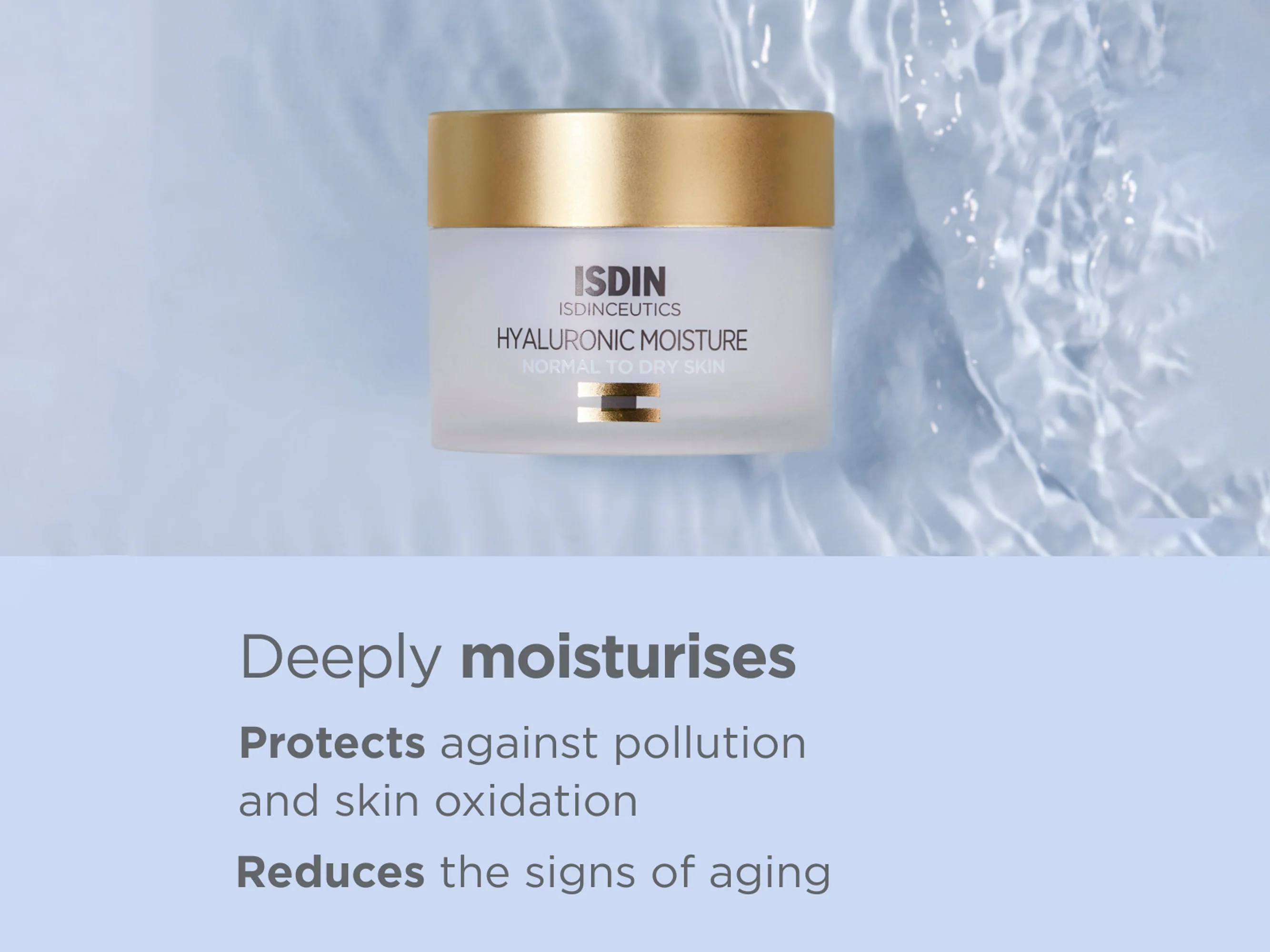 ISDIN Hyaluronic Moisture Cream For Normal To Dry Skin - Image 3