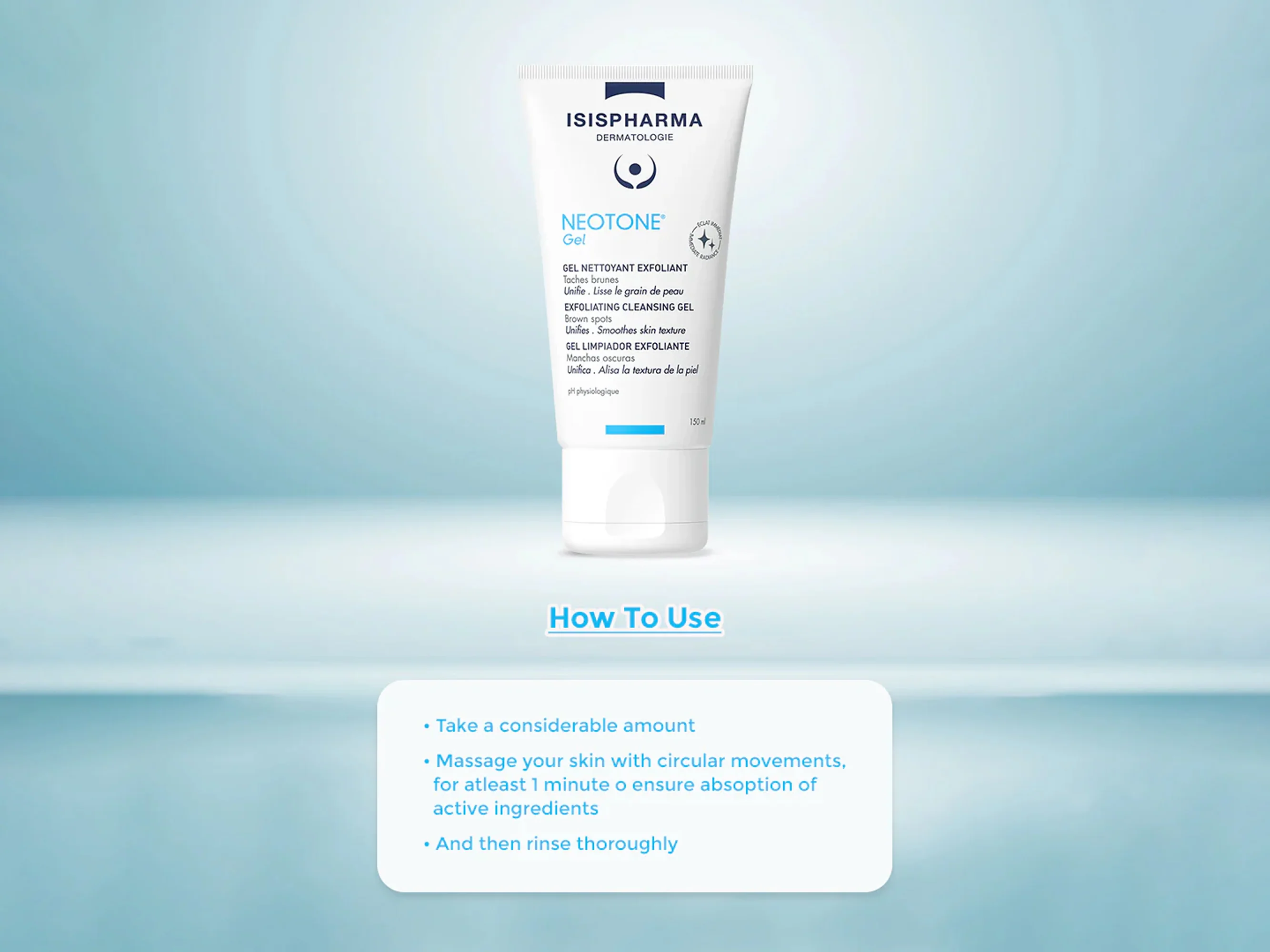 Isispharma Neotone Exfoliating Cleansing Gel - Image 3