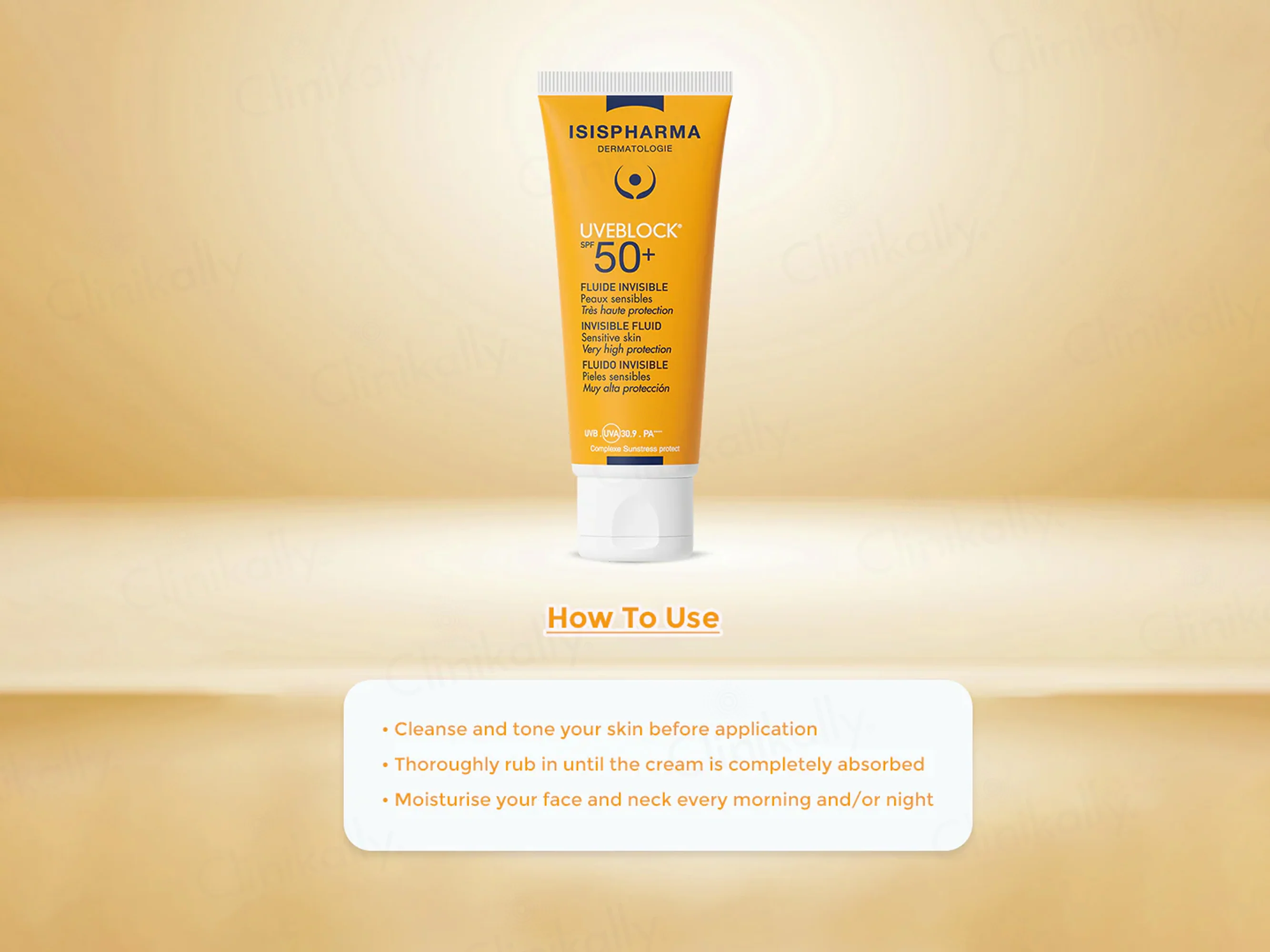 Isispharma UVE Block Invisible Fluid Sunscreen SPF 50+ PA++++ - Image 3