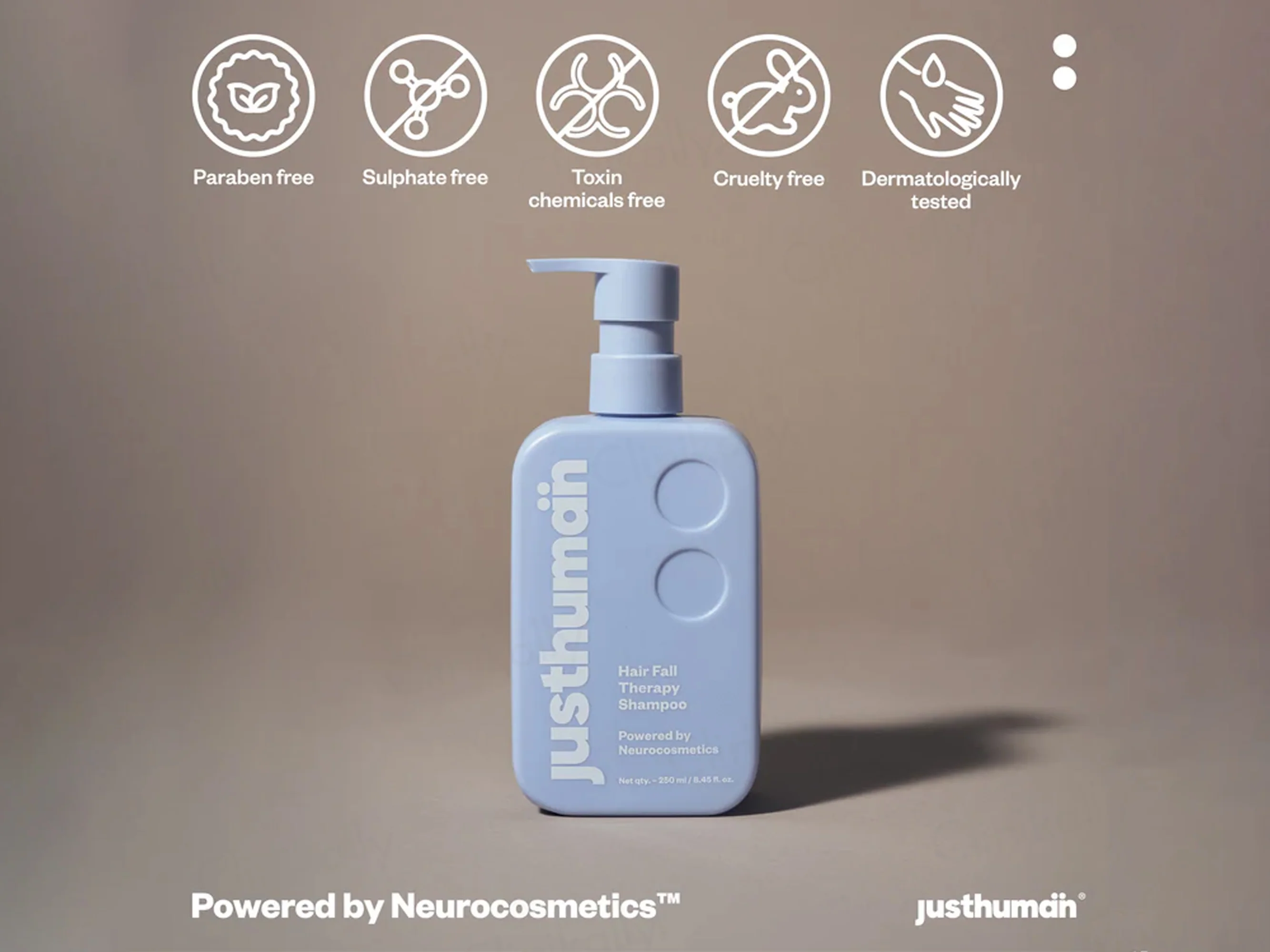 Justhuman Hair Fall Therapy Shampoo - Image 7