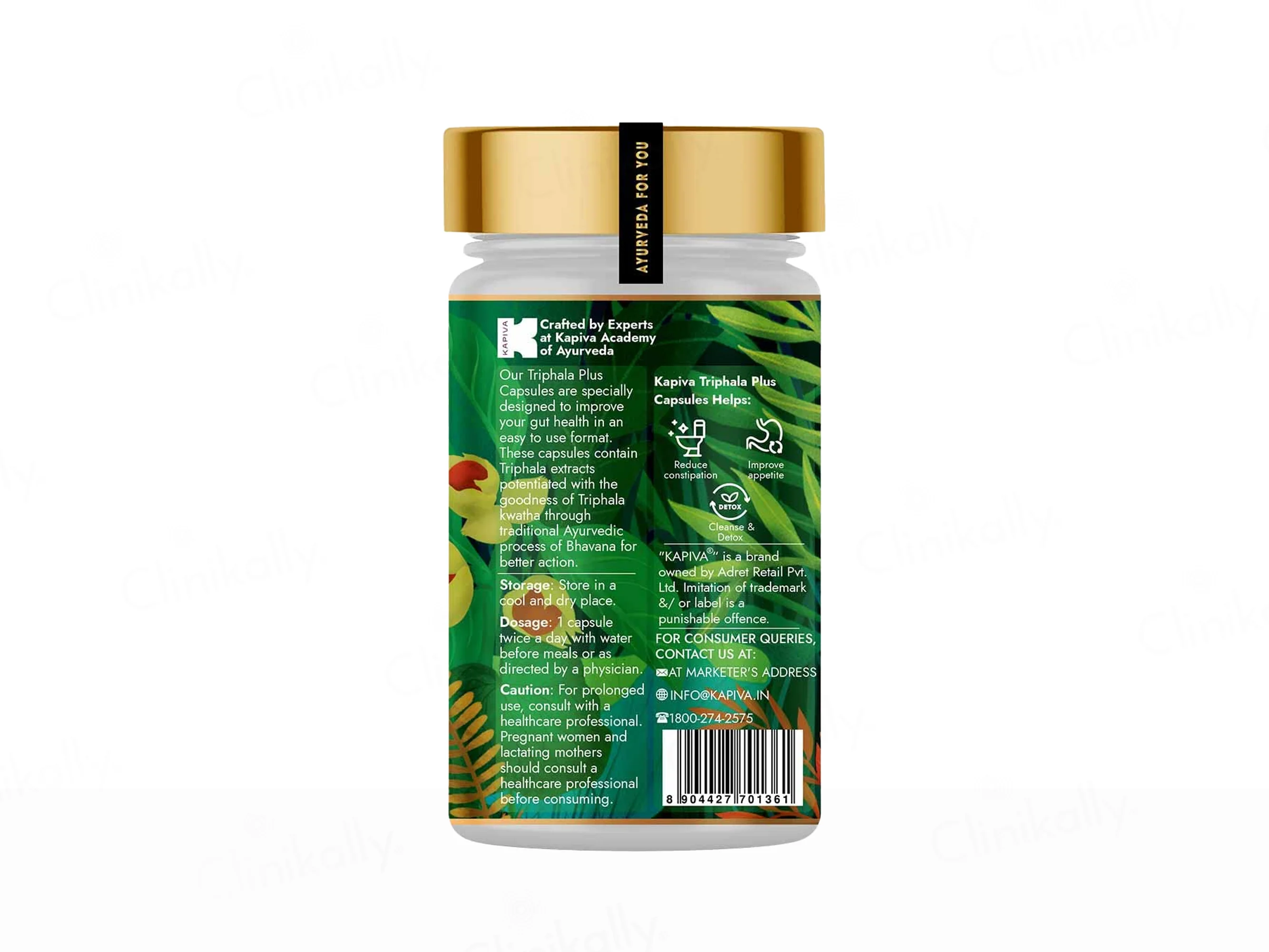 Kapiva Triphala Plus Capsule For Constipation - Image 7