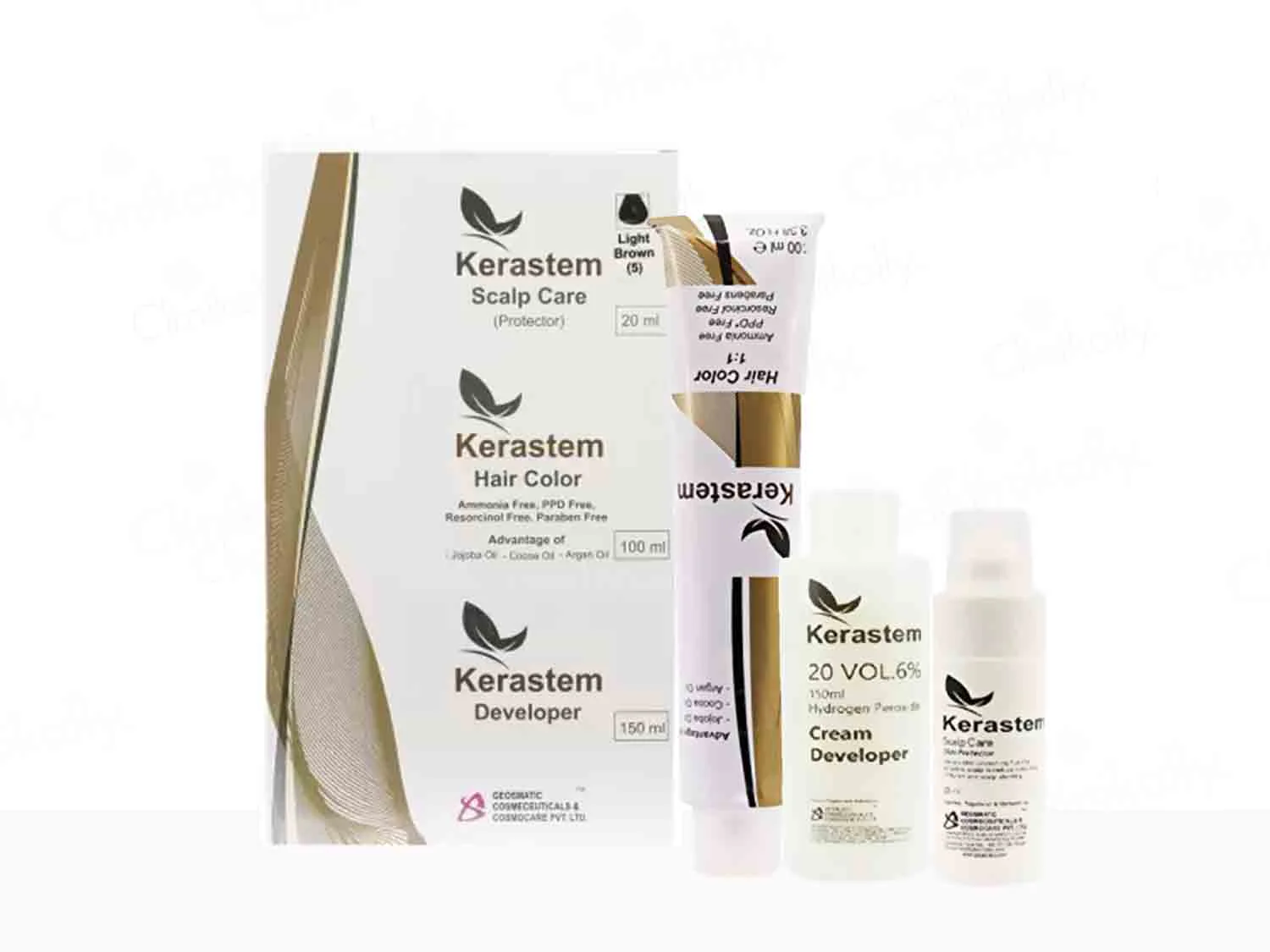 Kerastem Hair Color 5 Light Brown