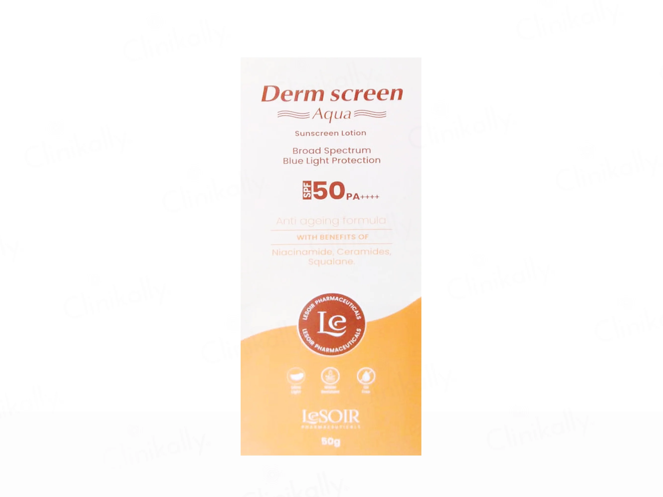 Lesoir Derm Screen Aqua Anti Ageing Formula Sunscreen Lotion SPF 50 PA++++