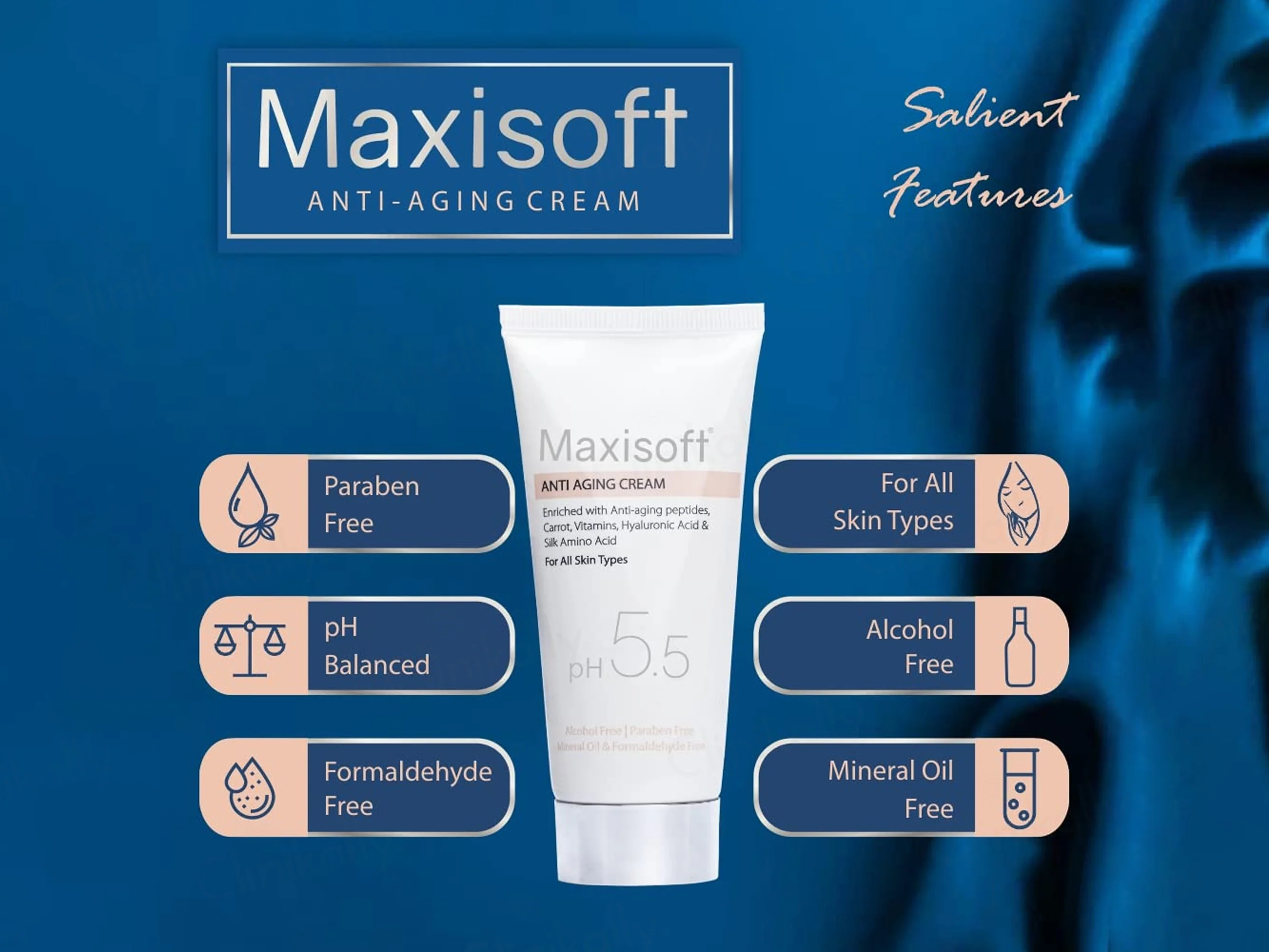 Maxisoft pH 5.5 Anti Aging Cream - Image 5