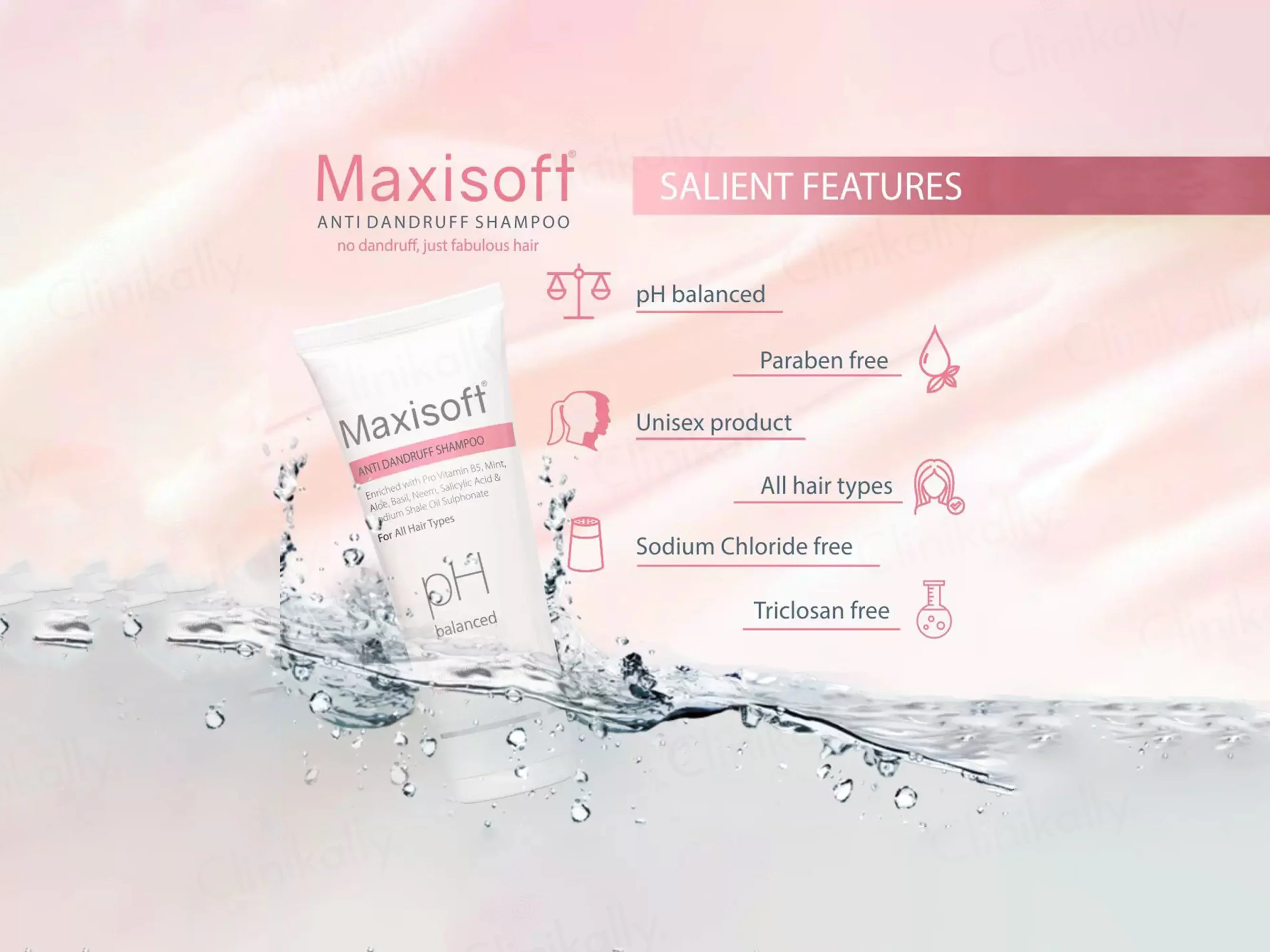 Maxisoft pH Balanced Anti Dandruff Shampoo - Image 3