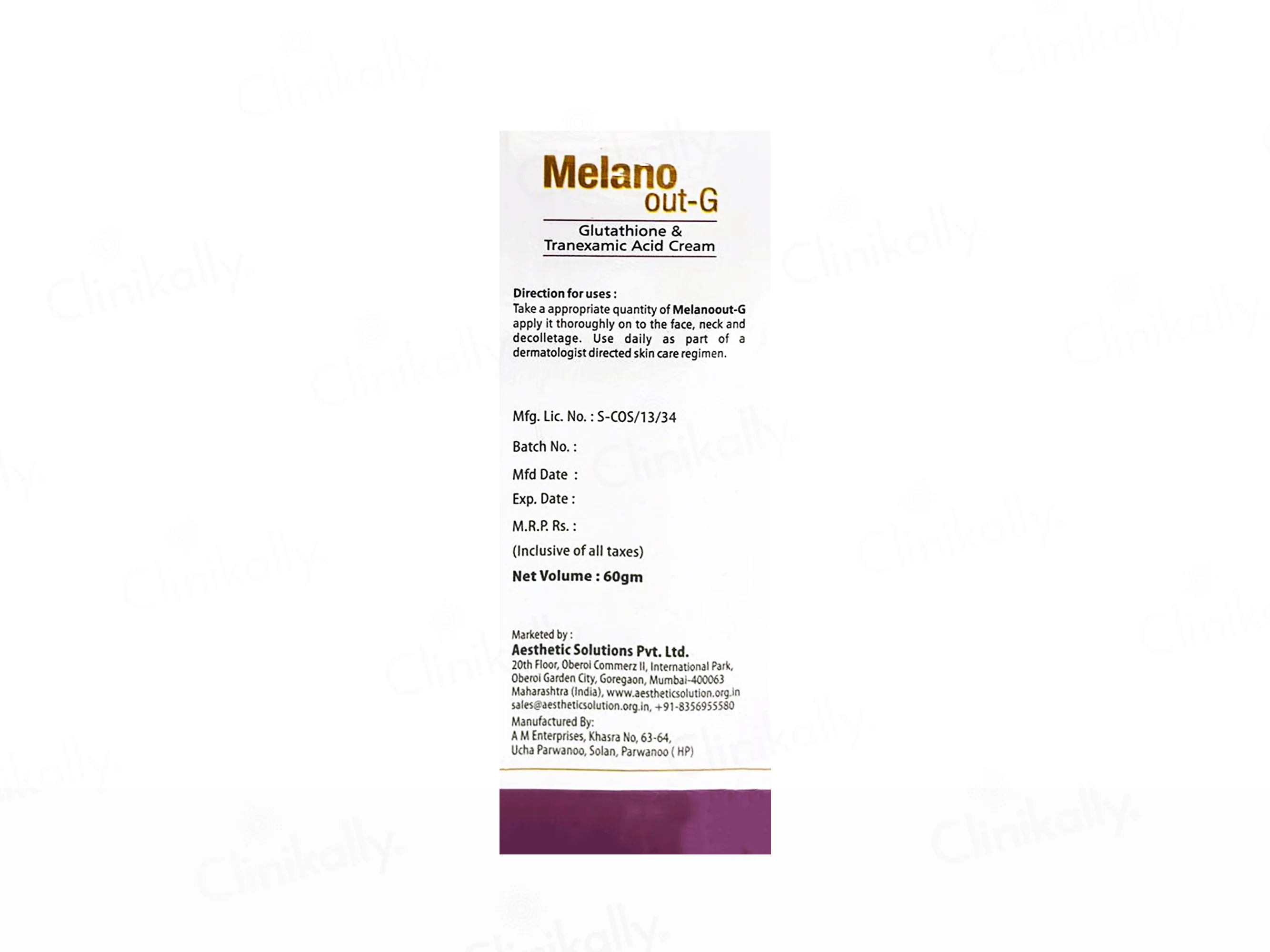 Melano Out-G Glutathione & Tranexamic Acid Cream - Image 3