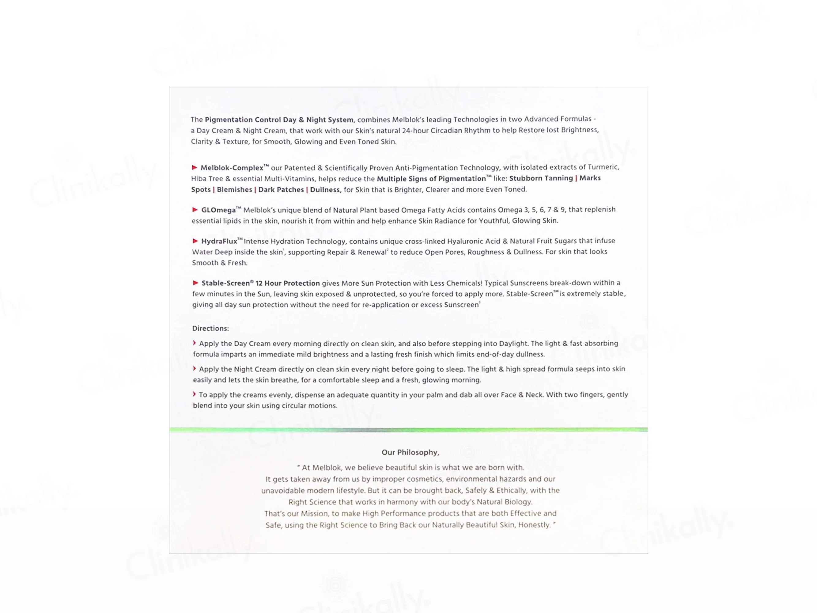 Melblok Pigmentation Control Day & Night System - Image 8