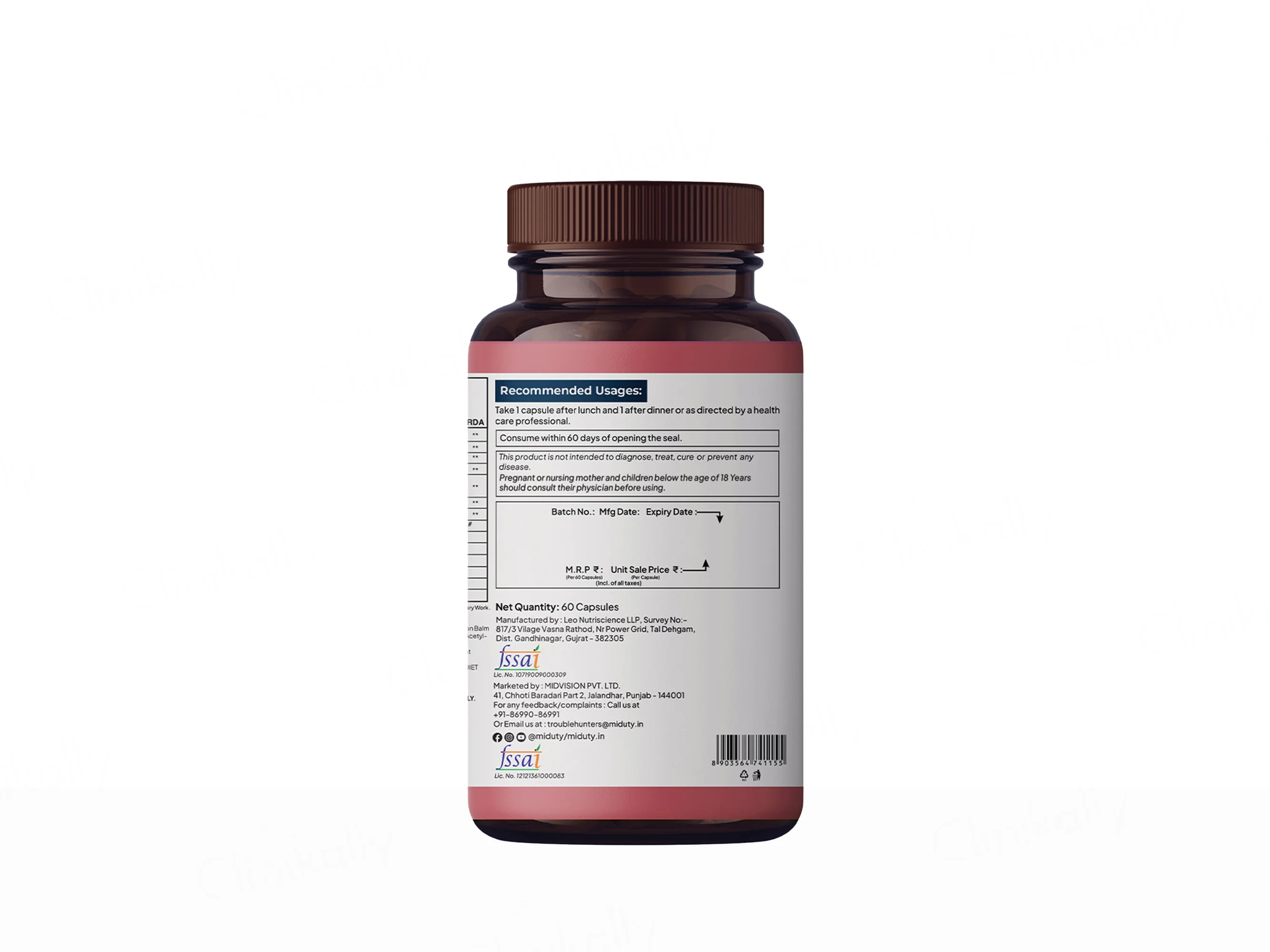 Miduty Anxiety + Anger + Mood + Calm Capsule - Image 3