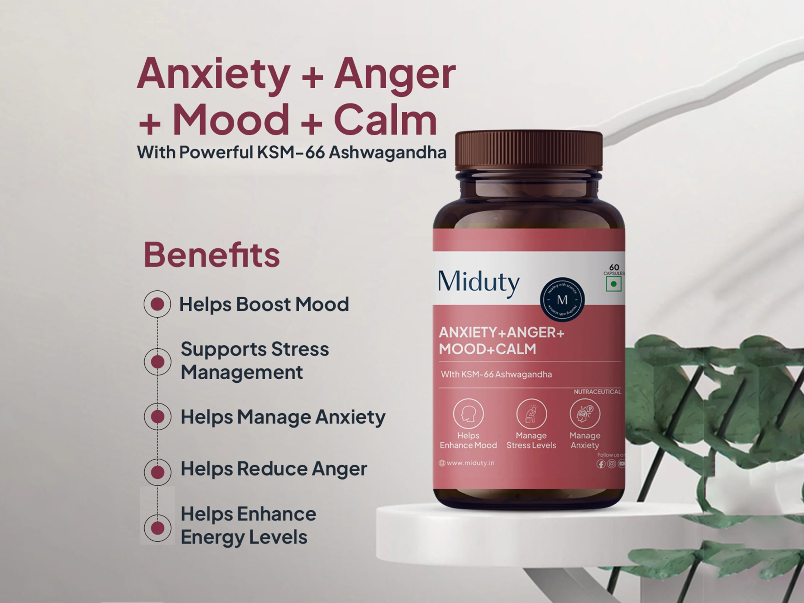 Miduty Anxiety + Anger + Mood + Calm Capsule - Image 6