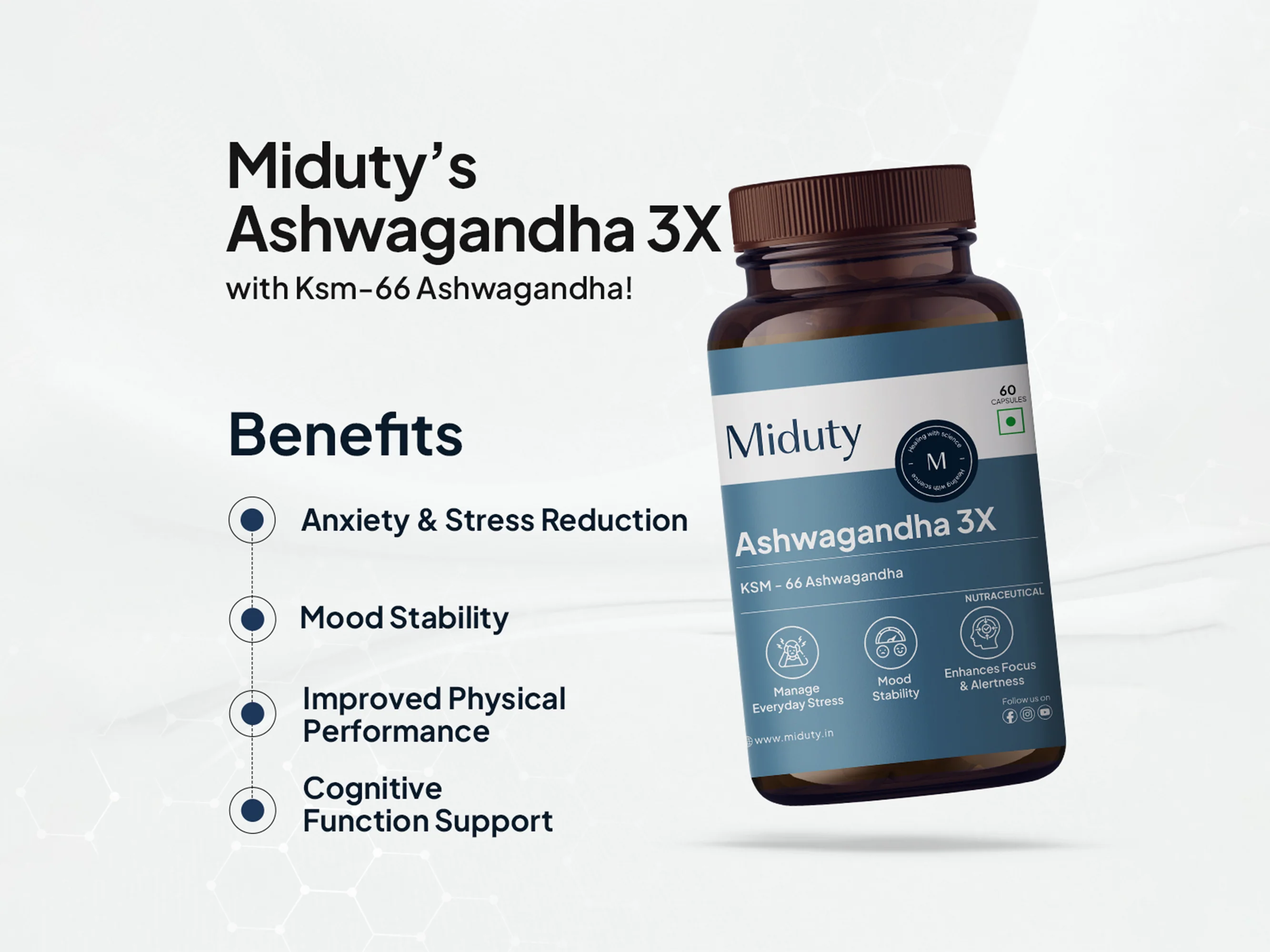 Miduty Ashwagandha 3X Capsule - Image 5
