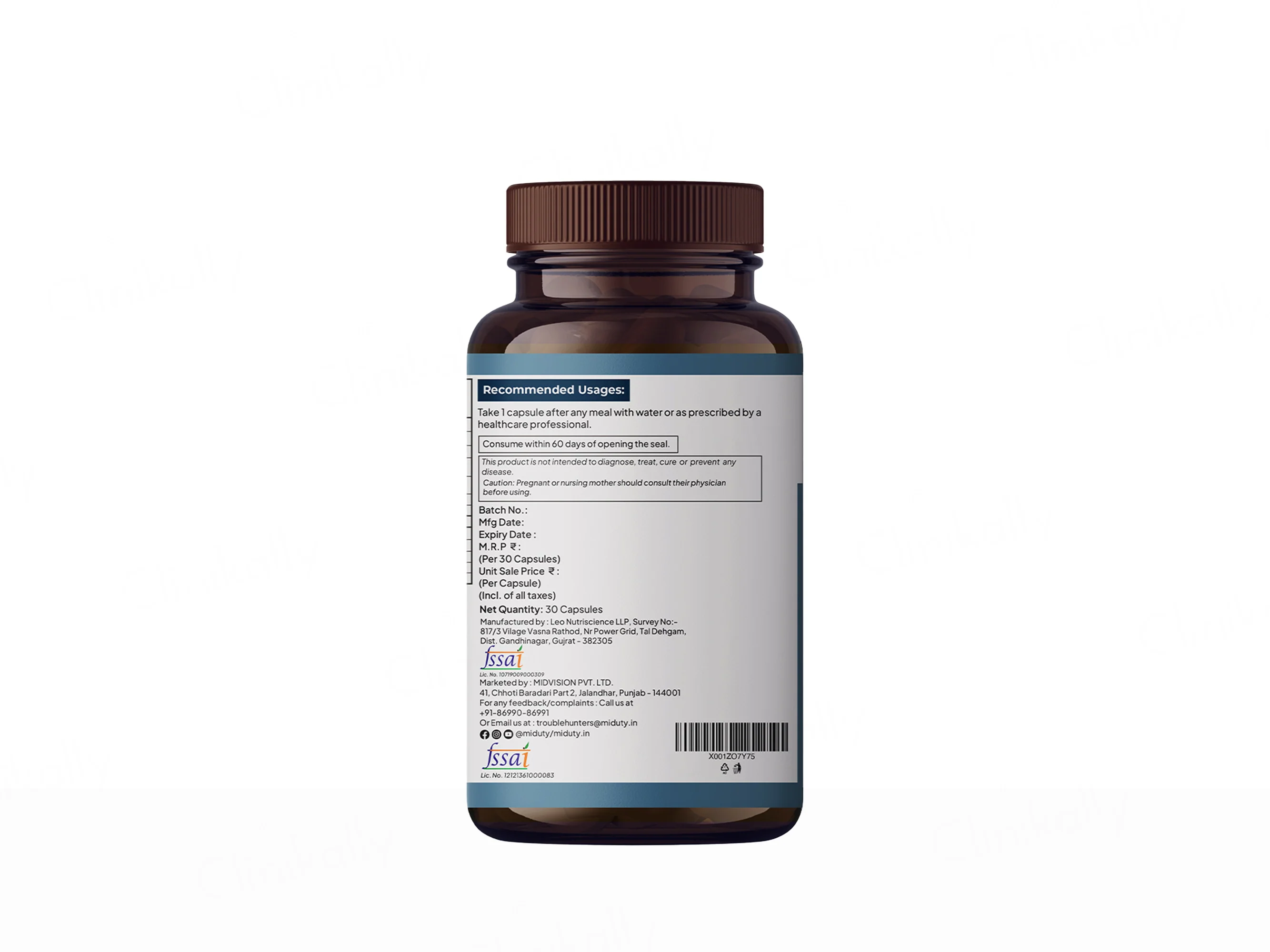 Miduty Eye Vision Shield Astaxanthin with Lutein & Zeaxanthin Capsule - Image 3