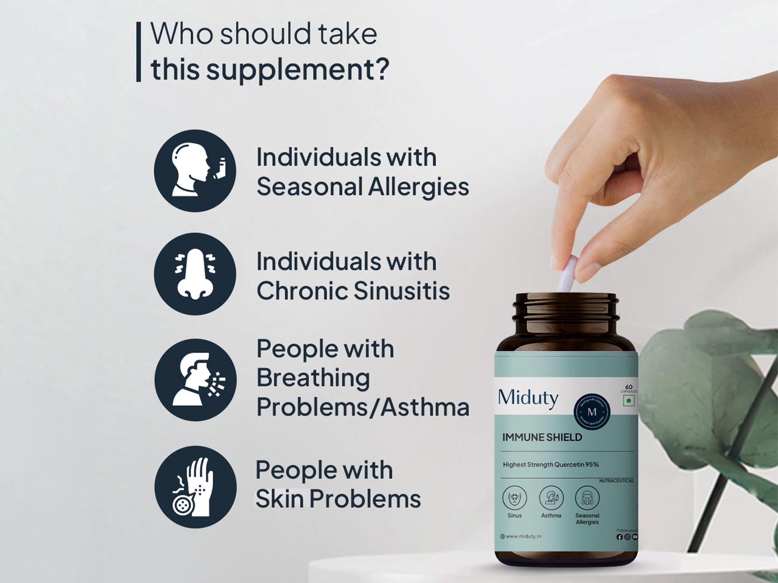 Miduty Immune Shield Quercetin 95% Capsule - Image 6