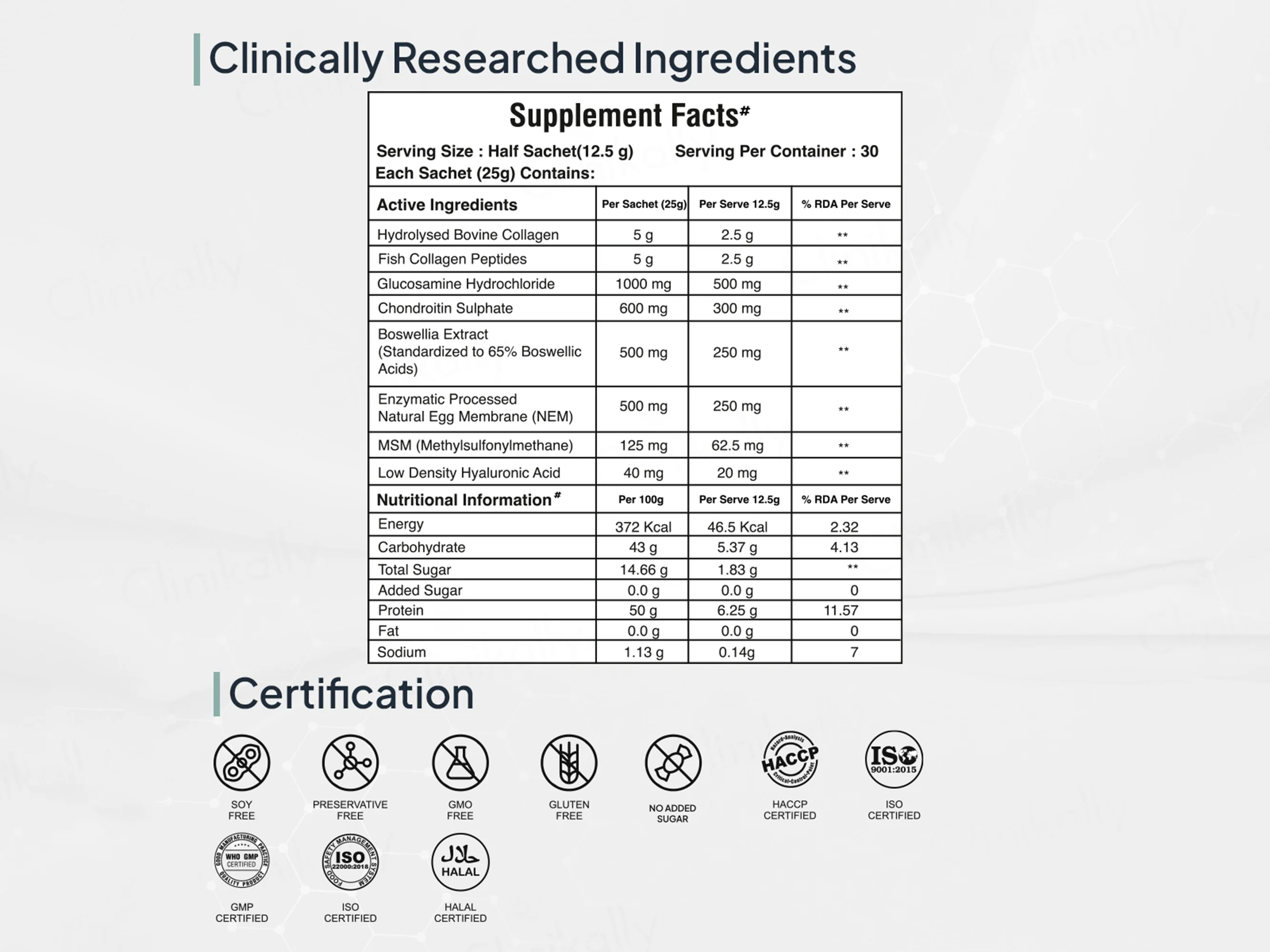 Miduty Joint Matrix Hydrolyzed Collagen Nutraceutical Powder - Image 8