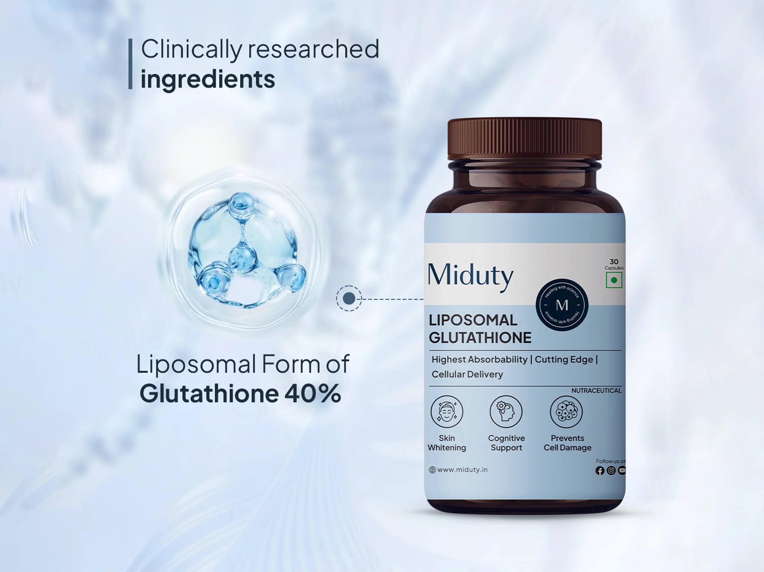 Miduty Liposomal Glutathione Capsule - Image 4