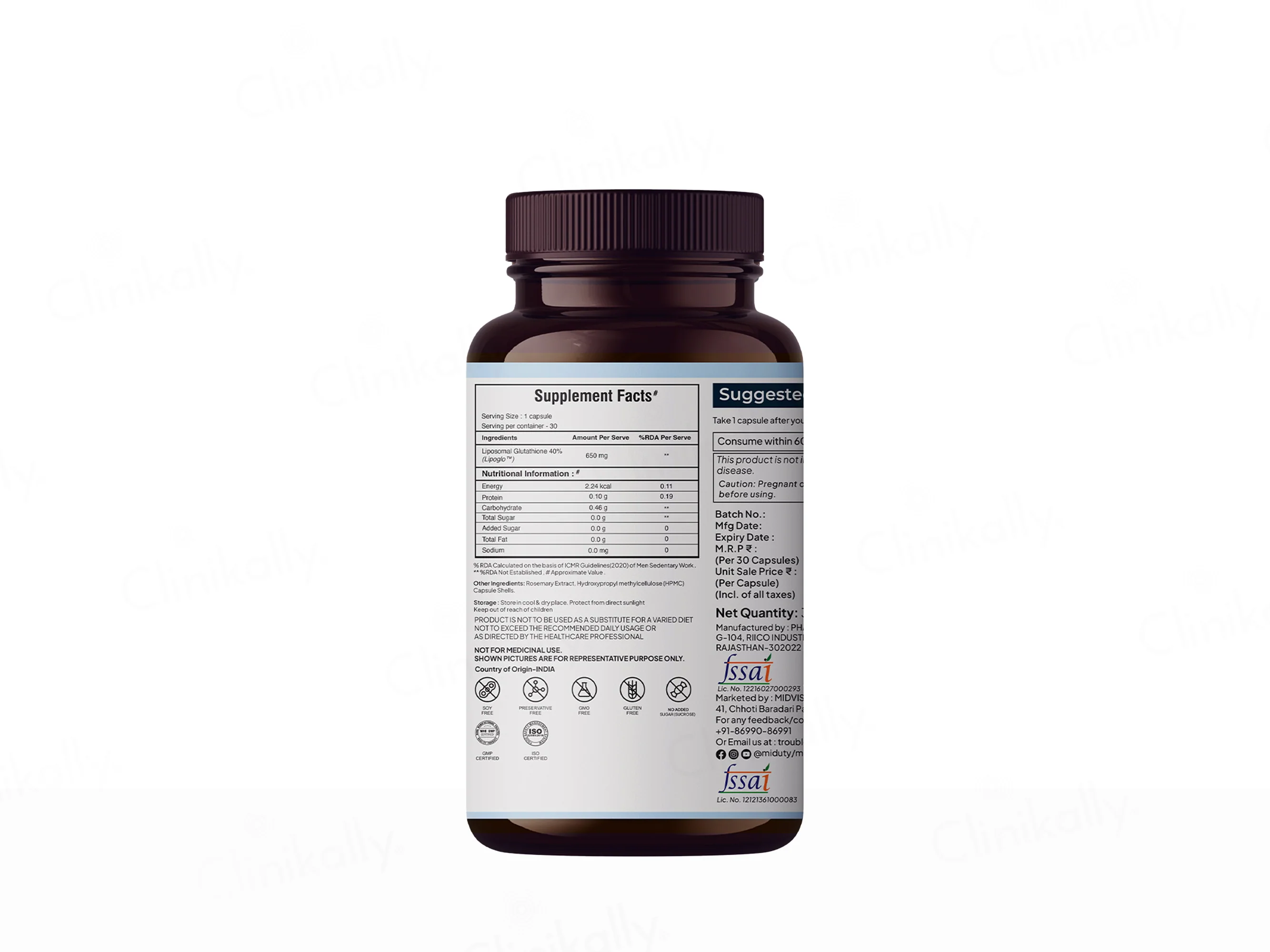 Miduty Liposomal Glutathione Capsule - Image 9