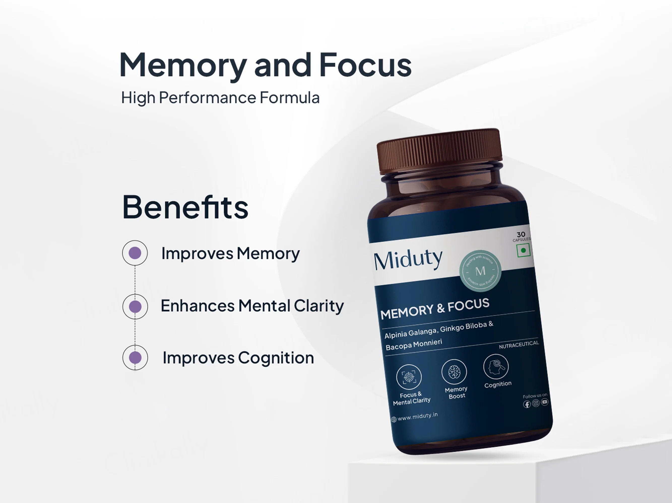Miduty Memory & Focus Capsule - Image 4