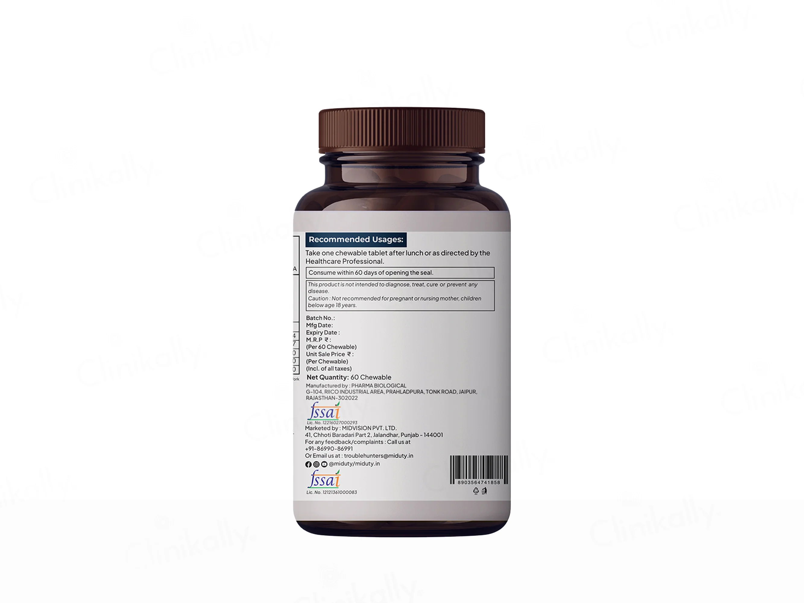 Miduty Methyl B-12 & Folate Chewable Tablet - Image 7