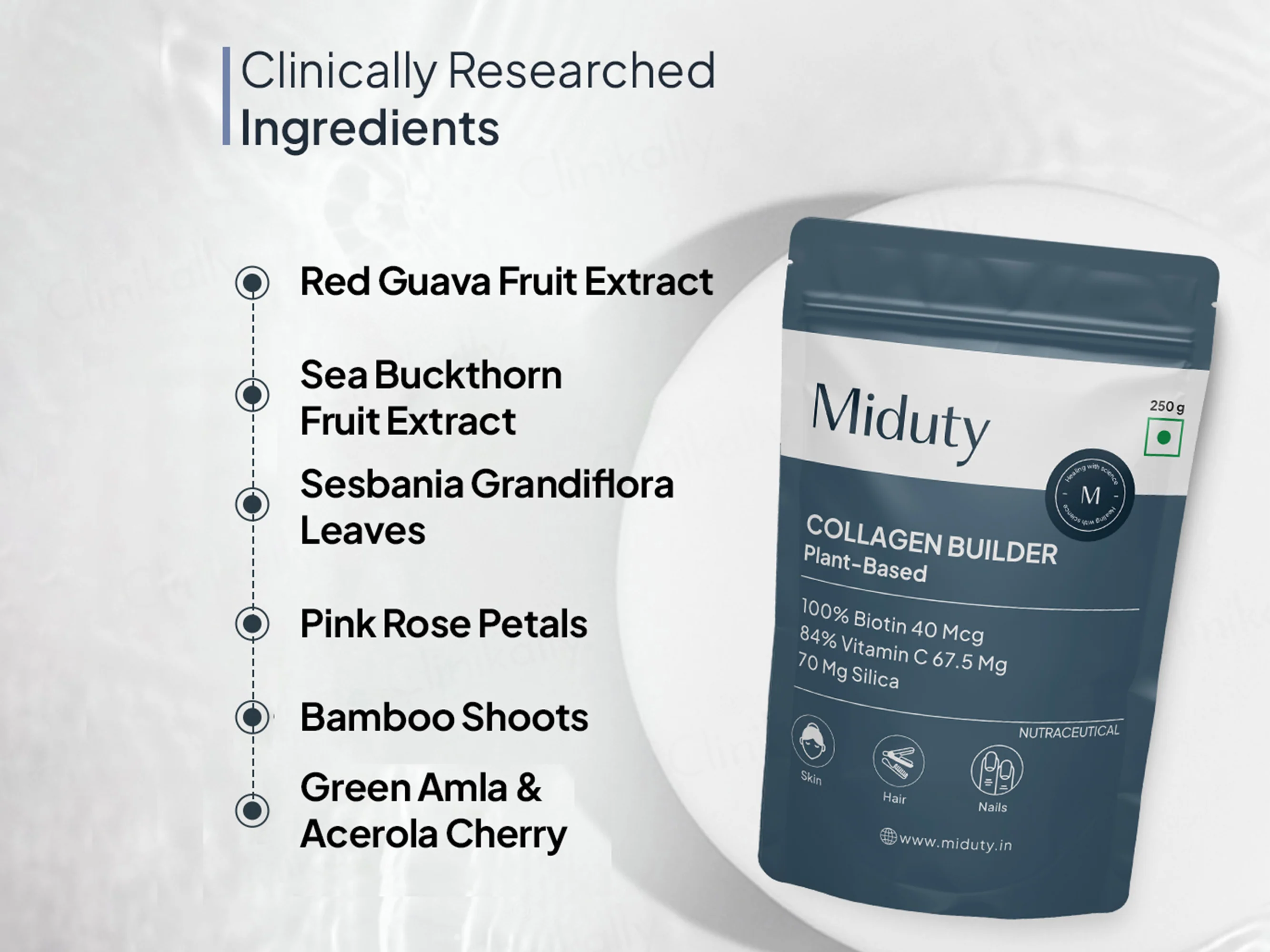 Miduty Plant-Based Collagen Builder Nutraceutical Powder - Image 4