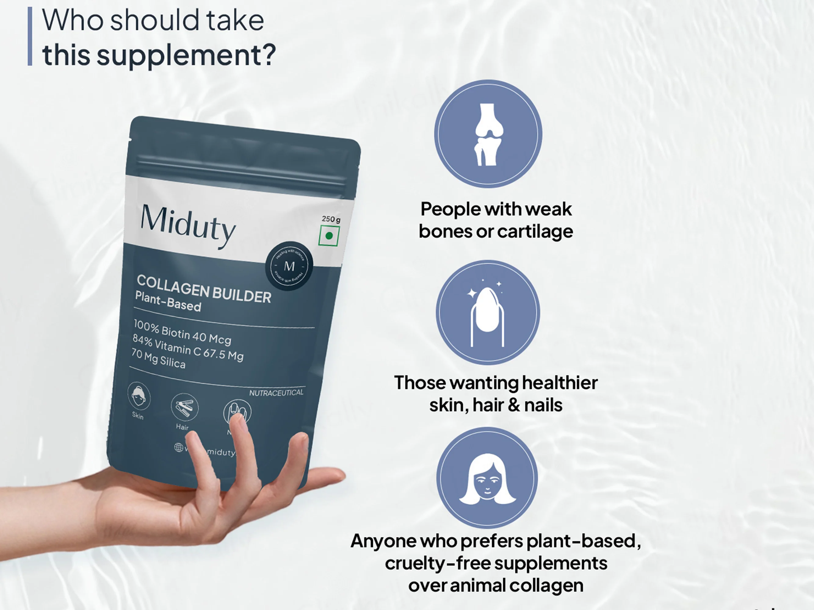 Miduty Plant-Based Collagen Builder Nutraceutical Powder - Image 5
