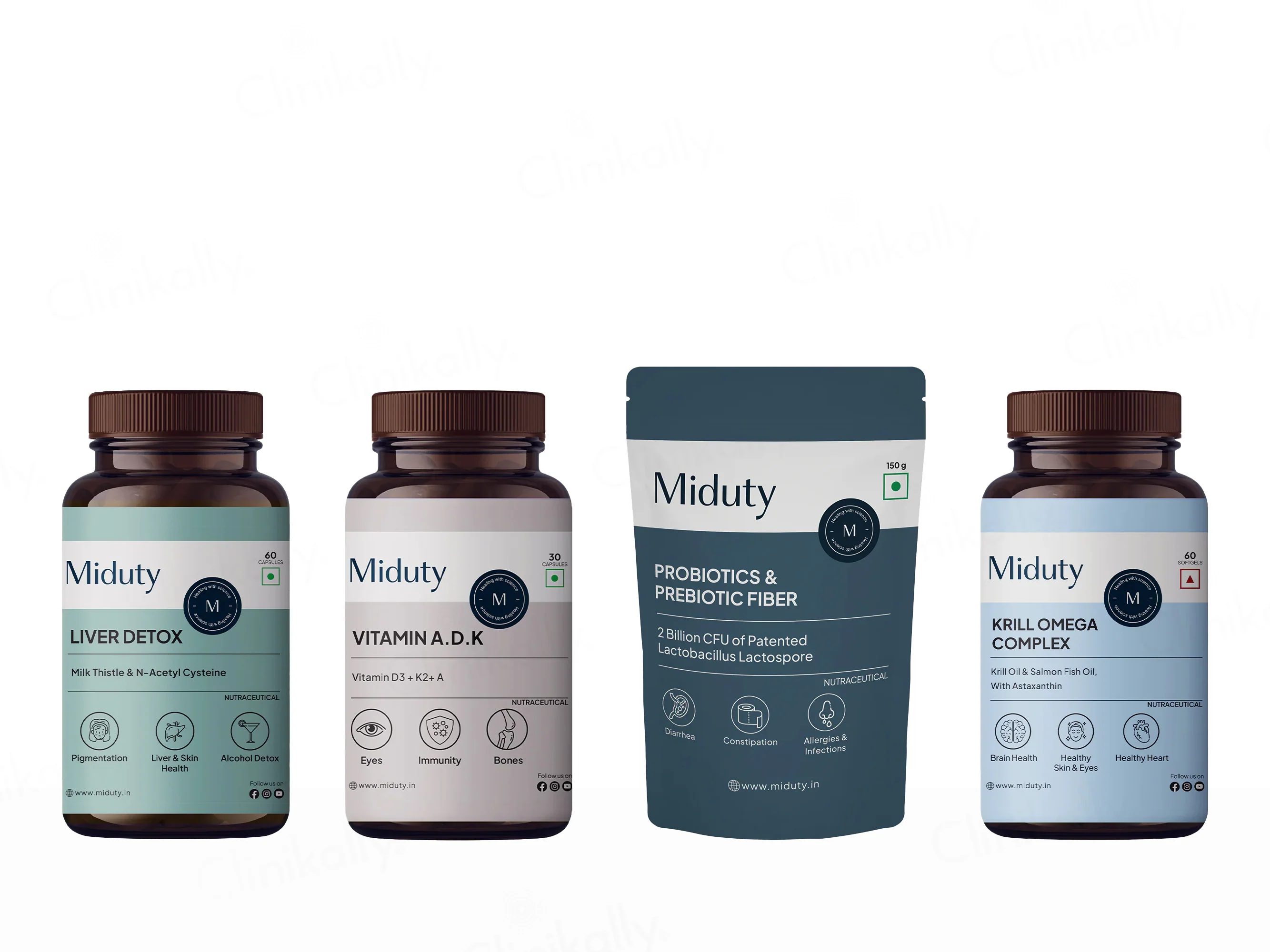 Miduty Psoriasis Supplement Bundle