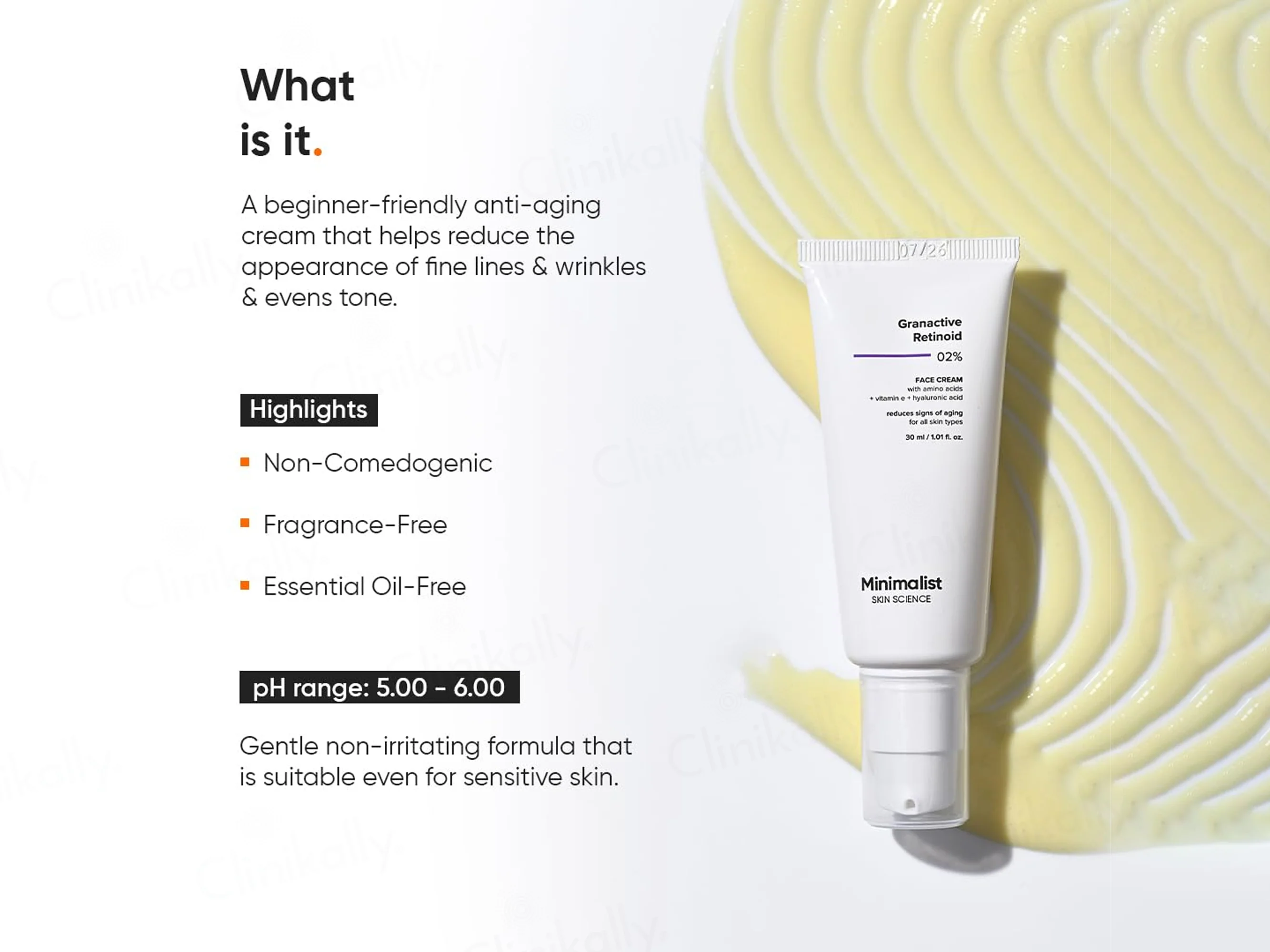 Minimalist 2% Granactive Retinoid Anti Aging Face Cream - Image 3