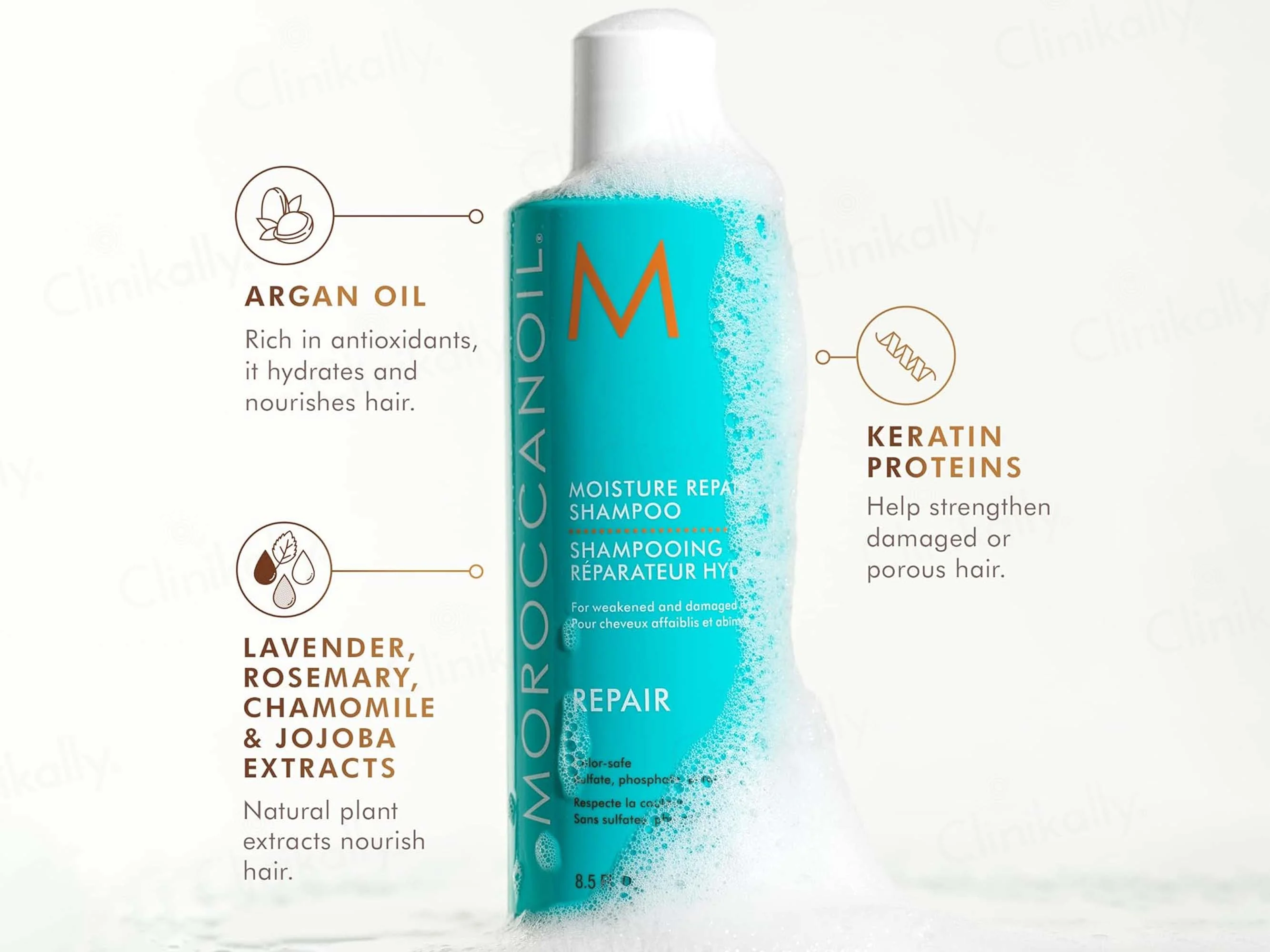 Moroccanoil Moisture Repair Shampoo - Image 2