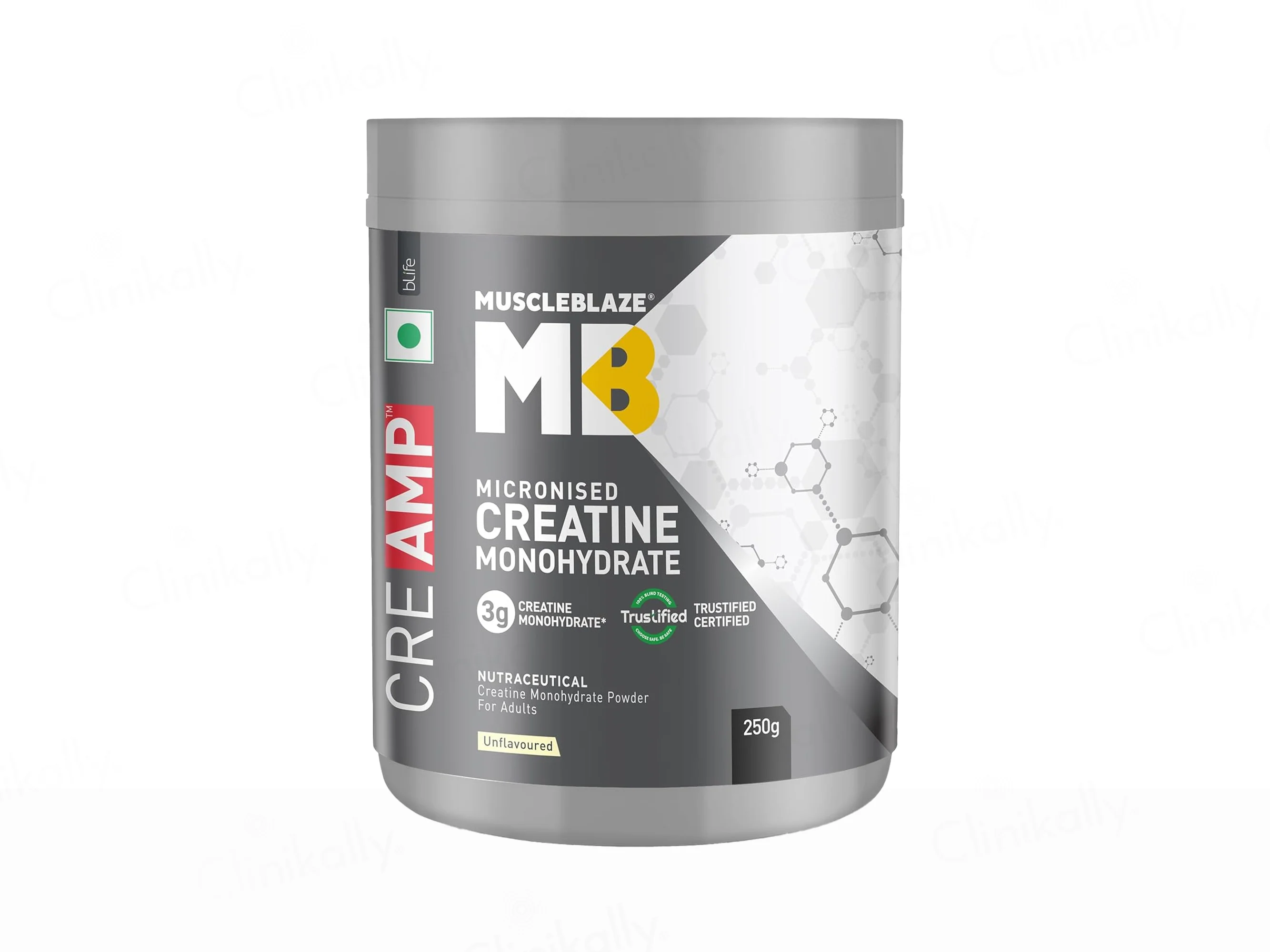 MuscleBlaze CreAMP Micronised Creatine Monohydrate Nutraceutical Powder - Unflavoured - Image 8