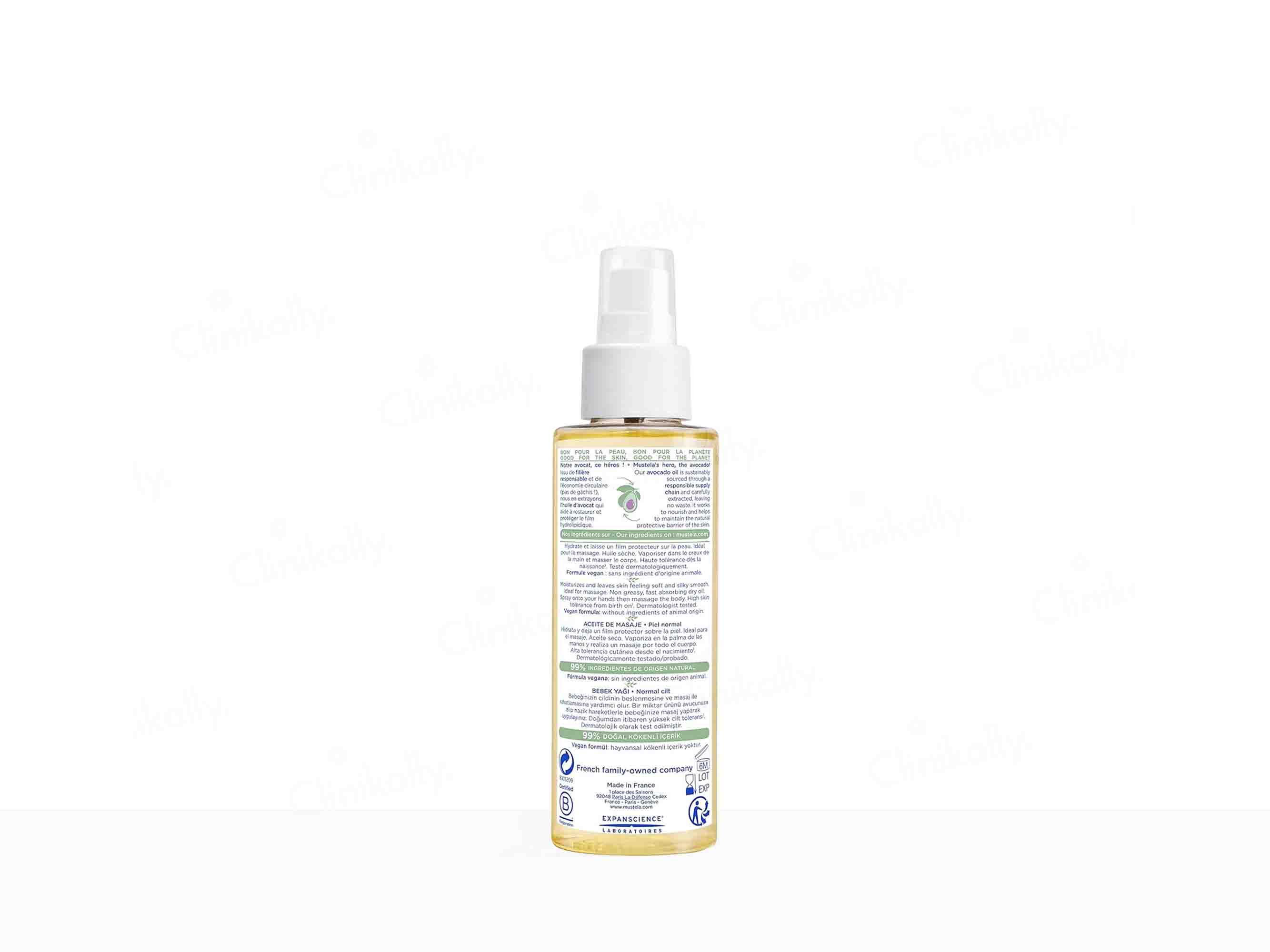 Mustela Baby Massage Oil With Avocado - Image 2