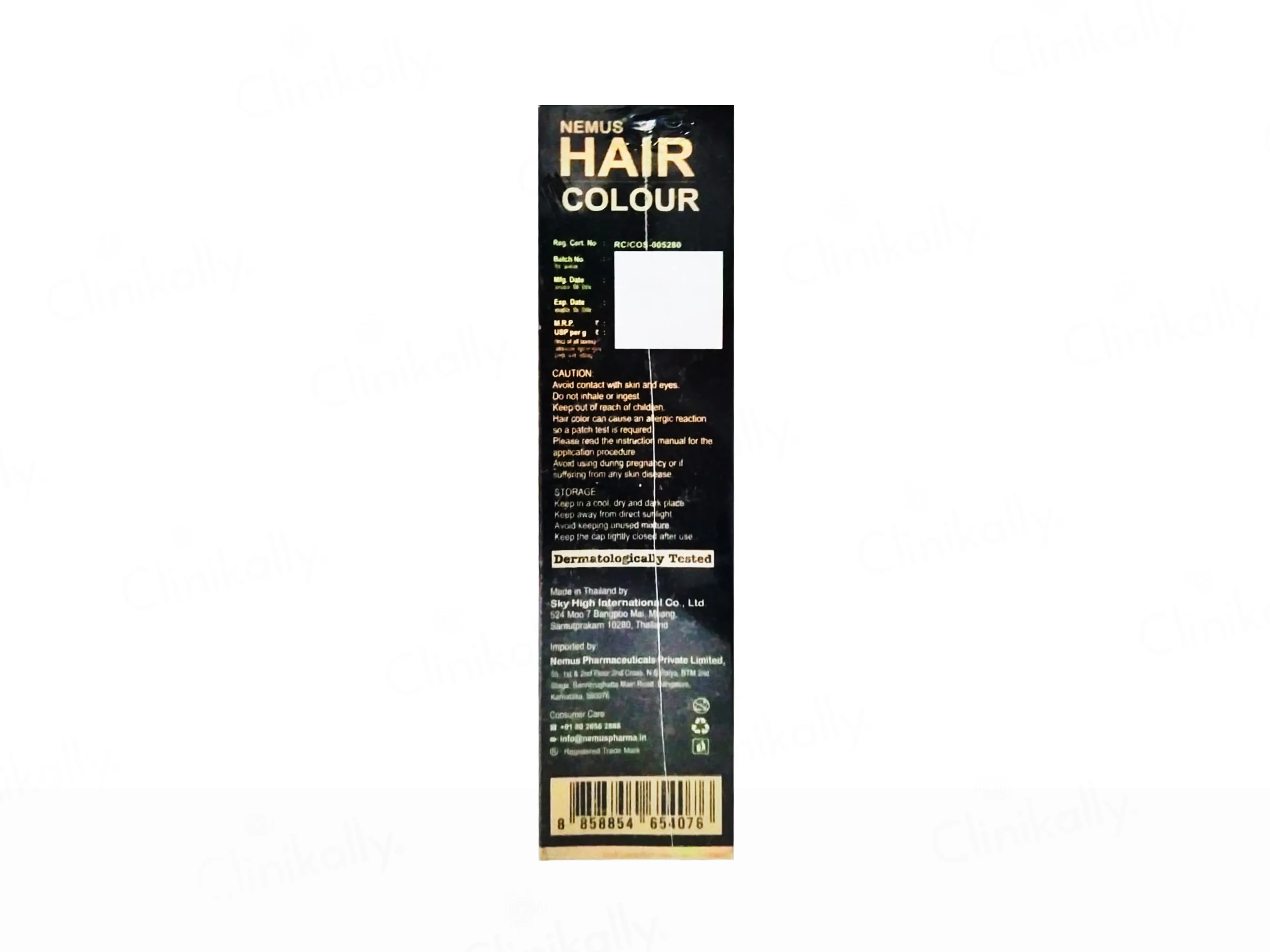 Nemus PPD & Ammonia Free Hair Colour - Black - Image 3