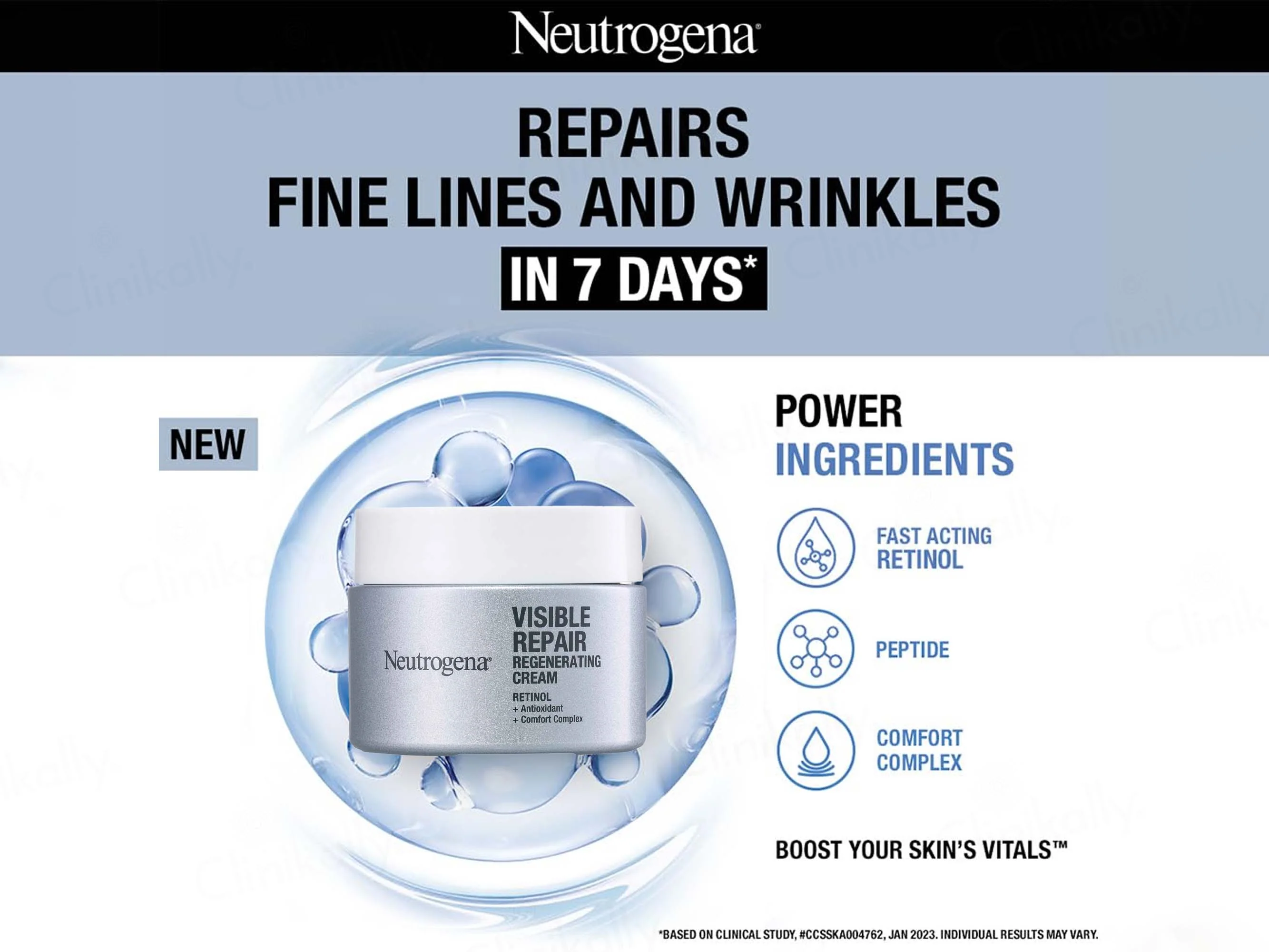 Neutrogena Visible Repair Regenerating Cream With Retinol - Image 2