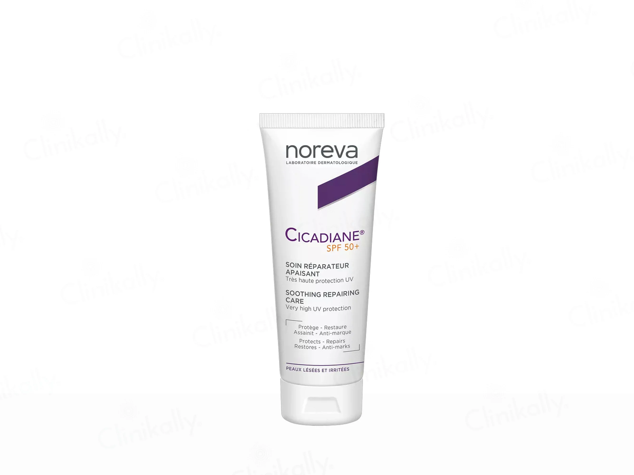 Noreva Cicadiane Soothing Repairing Face & Body Care Sunscreen SPF 50+ - Image 4