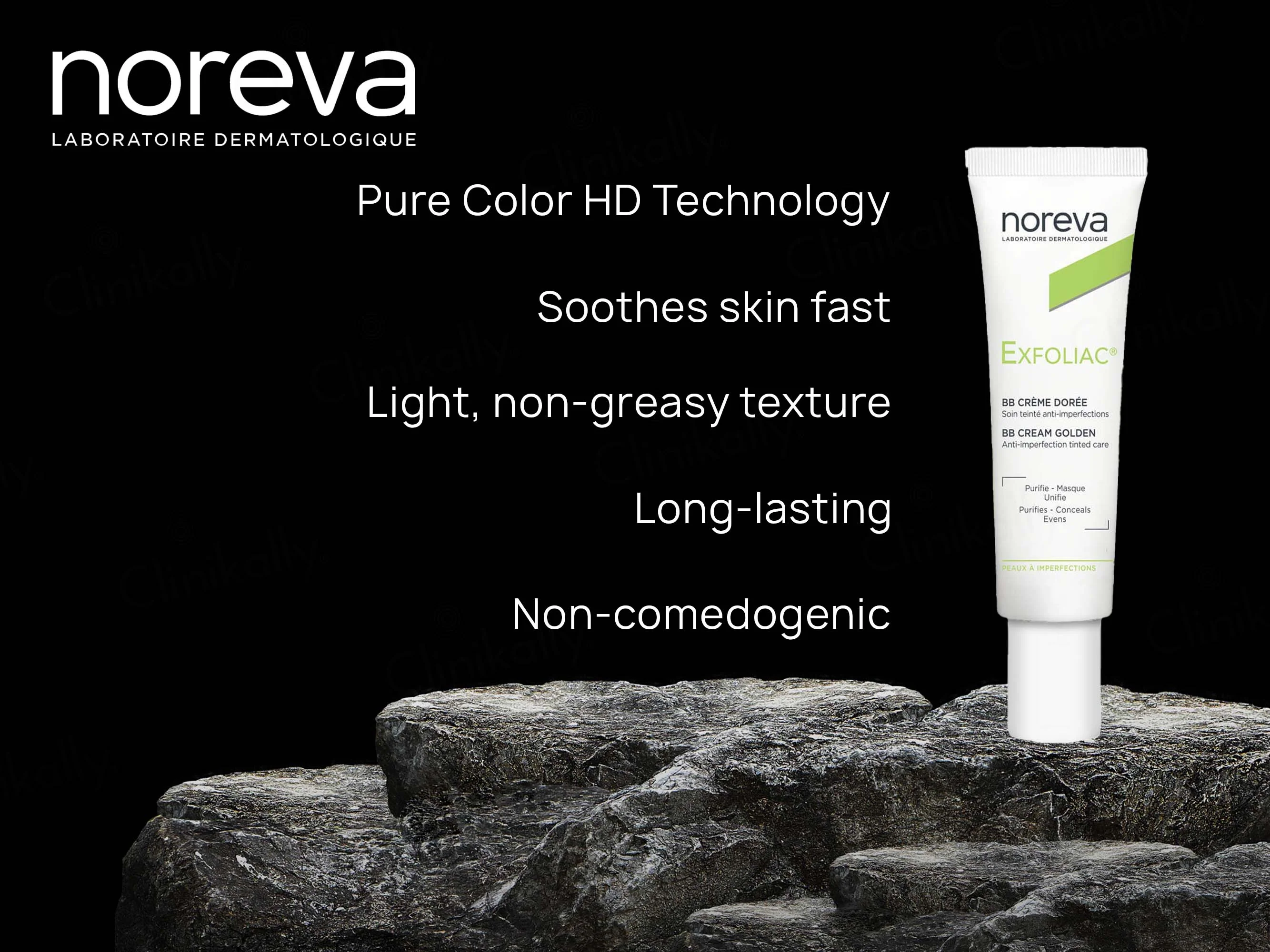 Noreva Exfoliac BB Anti-Imperfections Tinted Cream - Doree Golden - Image 3