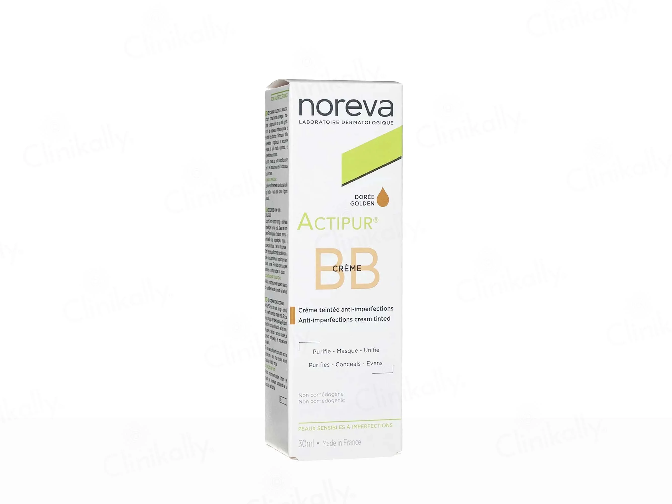 Noreva Exfoliac BB Anti-Imperfections Tinted Cream - Doree Golden - Image 5