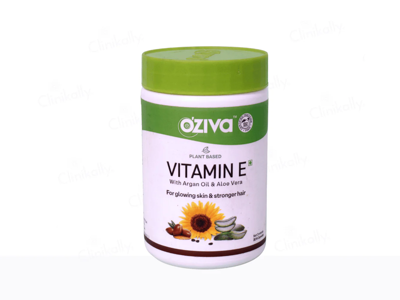 OZiva Plant Based Vitamin E with Argan Oil & Aloe Vera Capsule