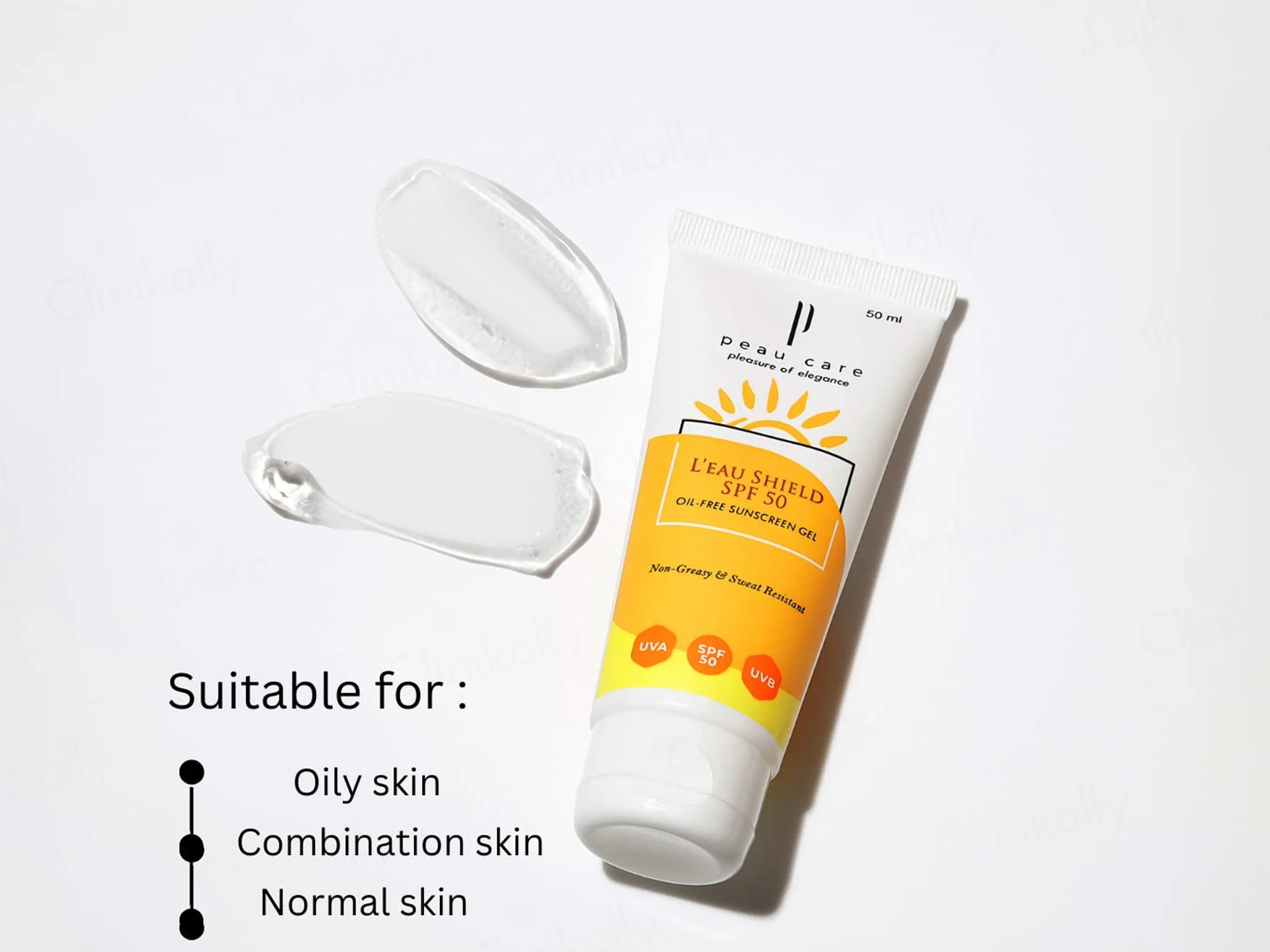 Peau Care L'eau Shield Oil Free Sunscreen Gel SPF 50 - Image 6