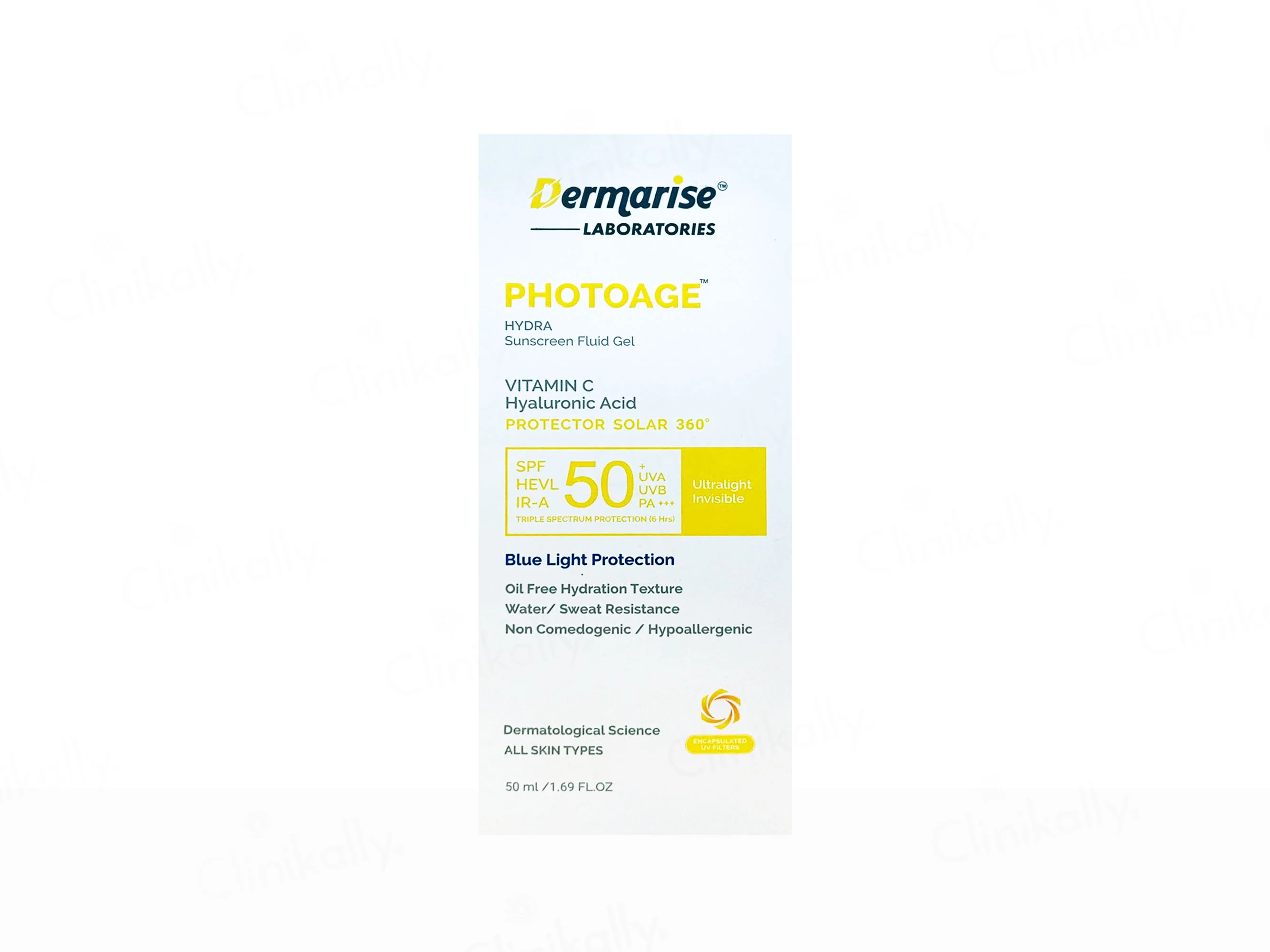 Photoage Hydra Ultralight Invisible Sunscreen Fluid Gel SPF 50+ PA+++