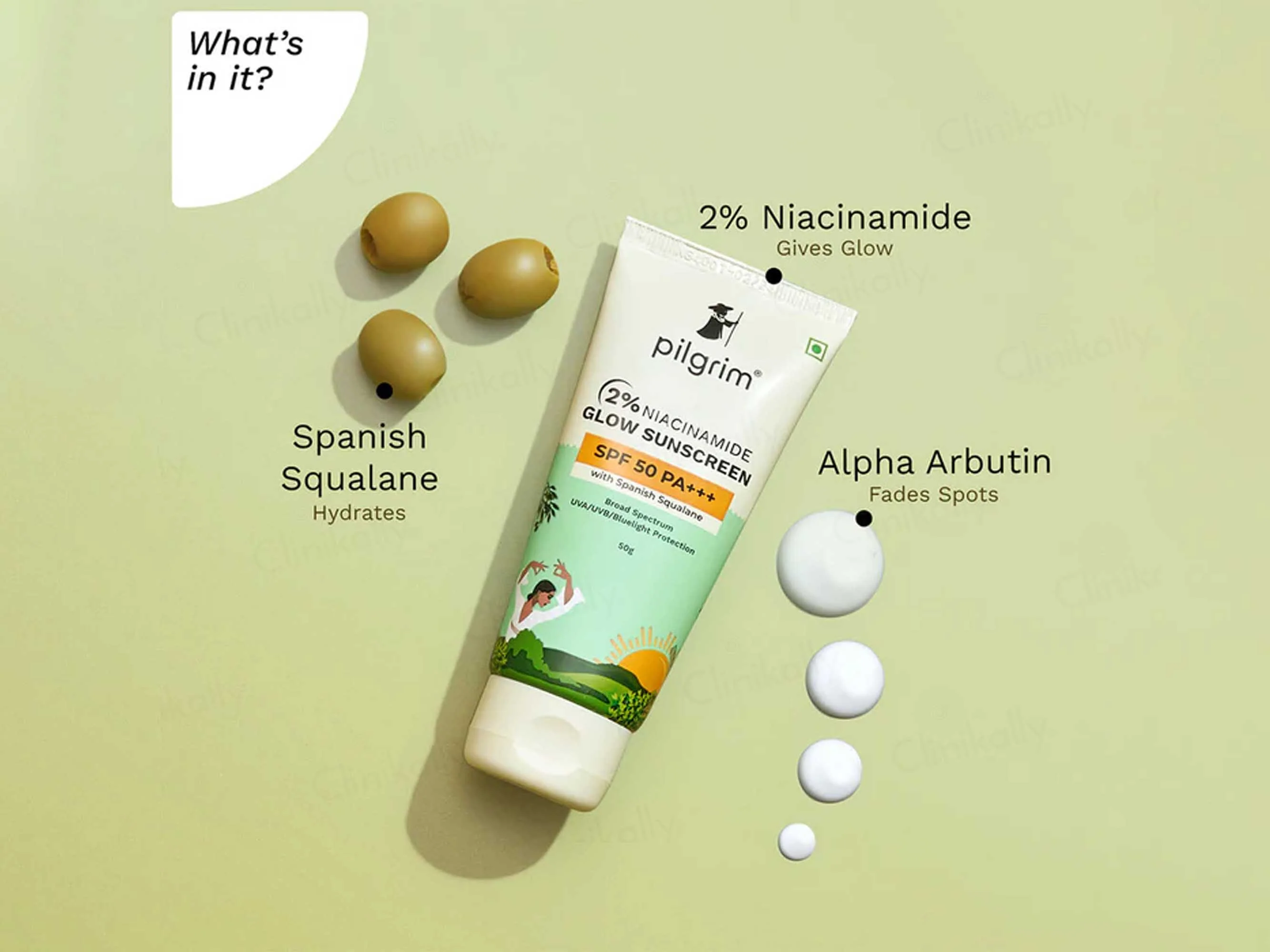 Pilgrim 2% Niacinamide Glow Sunscreen SPF 50 PA+++ - Image 5